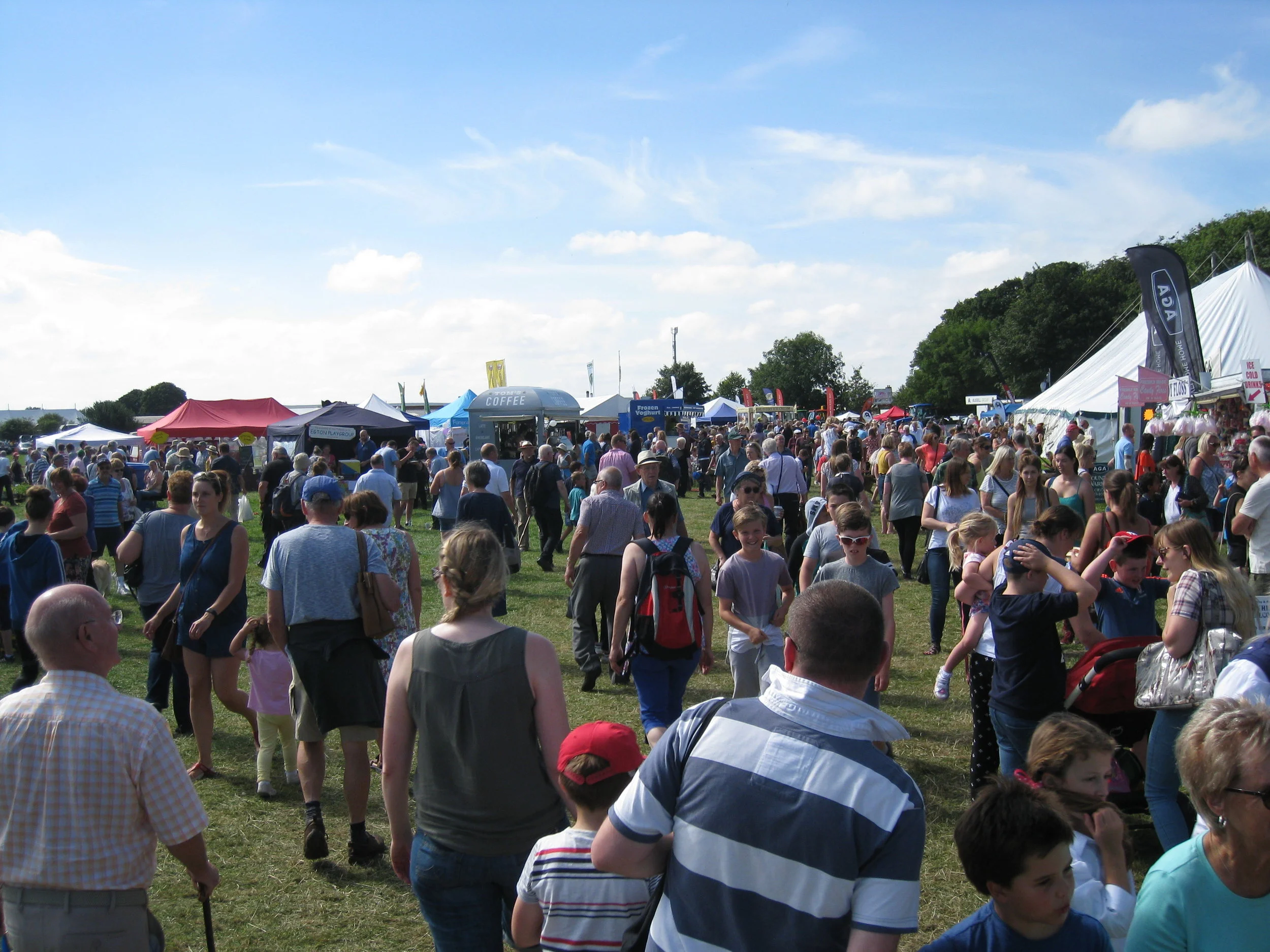  Egton--Ag. Show--The view 