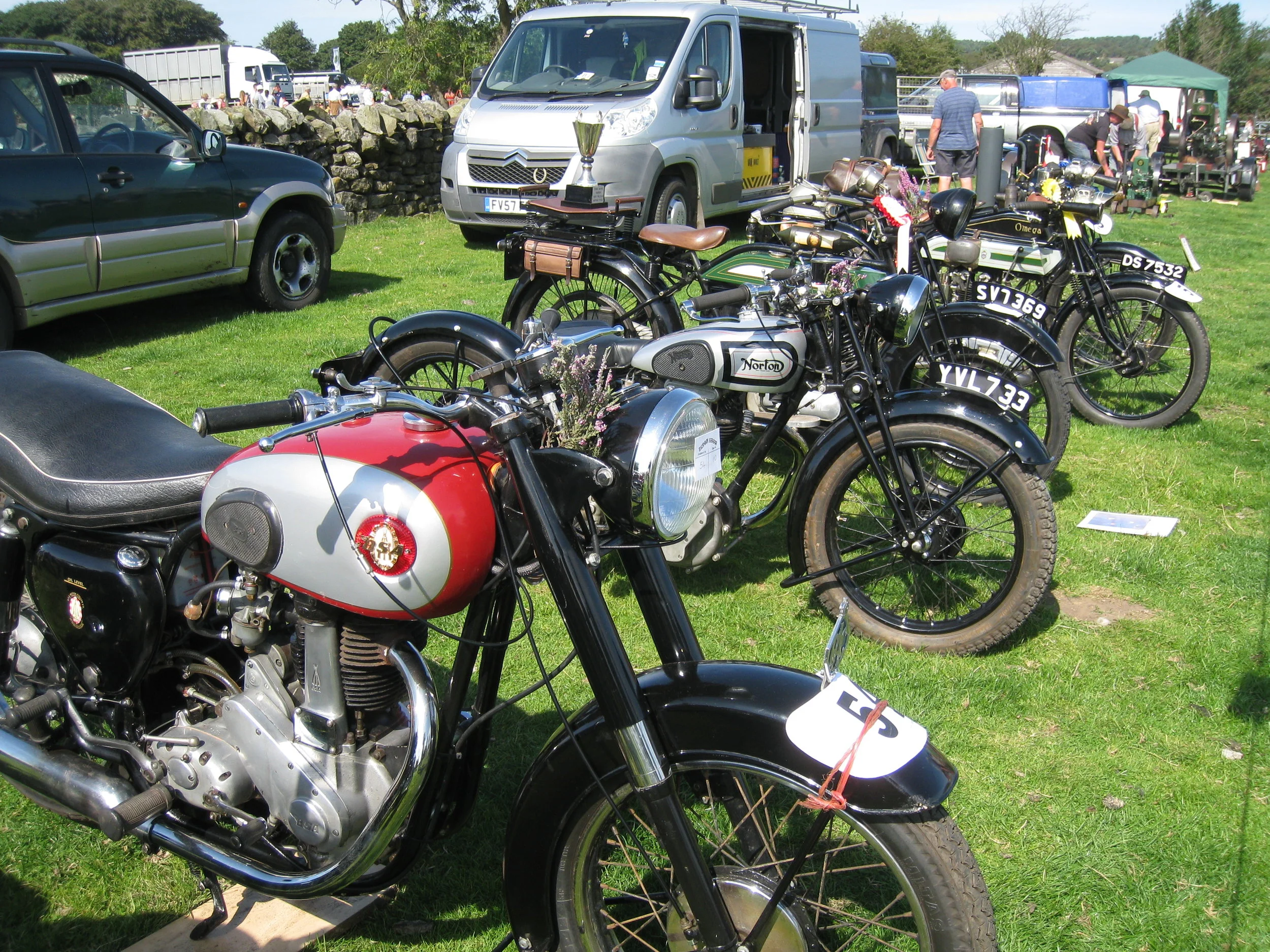  Egton--Ag. Show--Old motorcycles 
