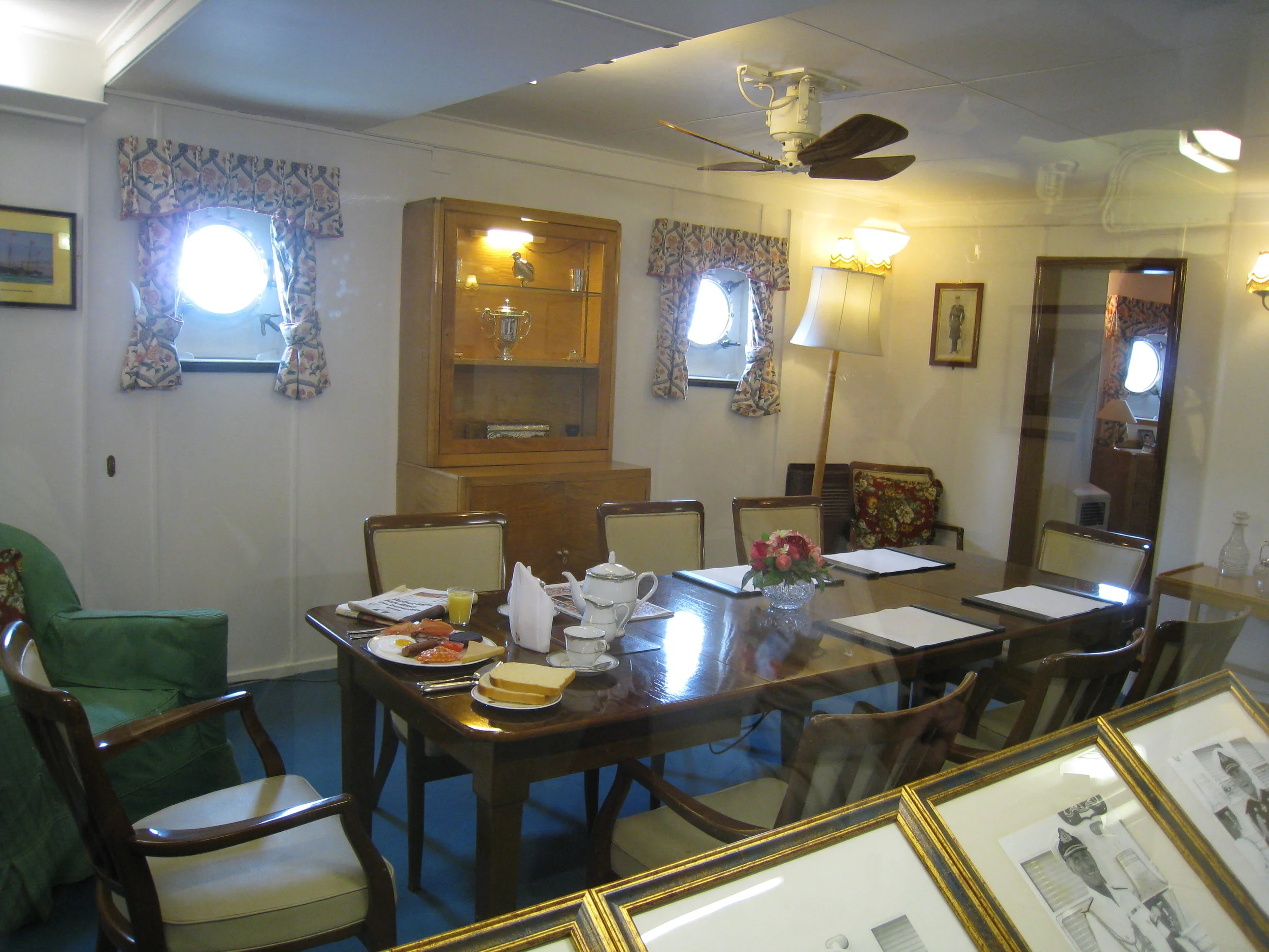  Leith--The Royal Yacht Britannia--Captains Day Room 
