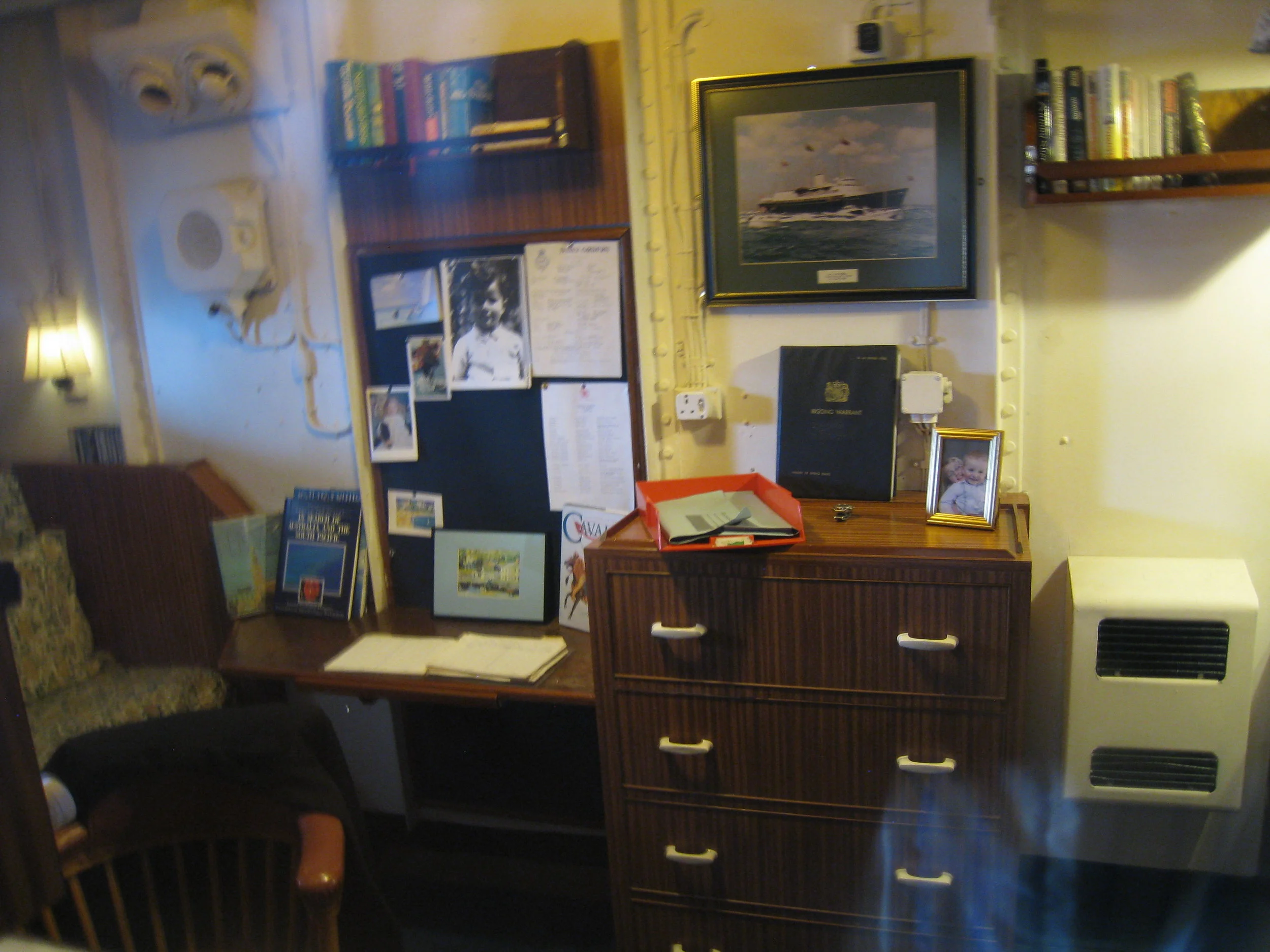  Leith--The Royal Yacht Britannia--Officer's Cabin 