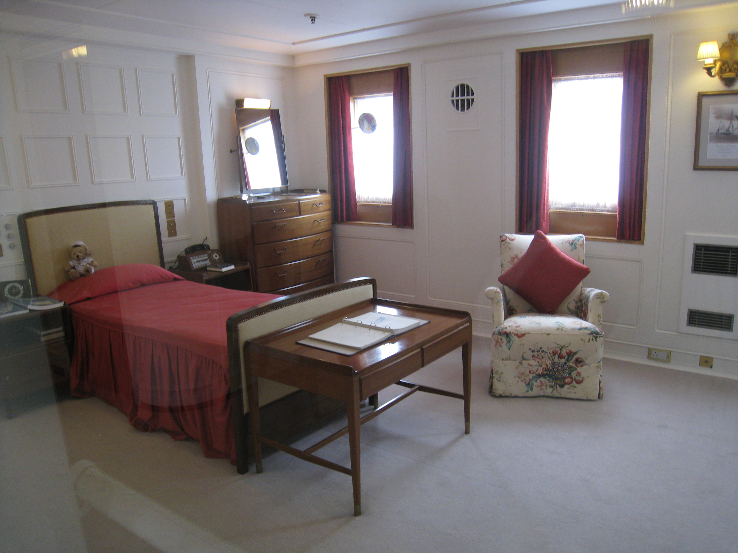  Leith--The Royal Yacht Britannia--Prince Phillip's Bedroom 