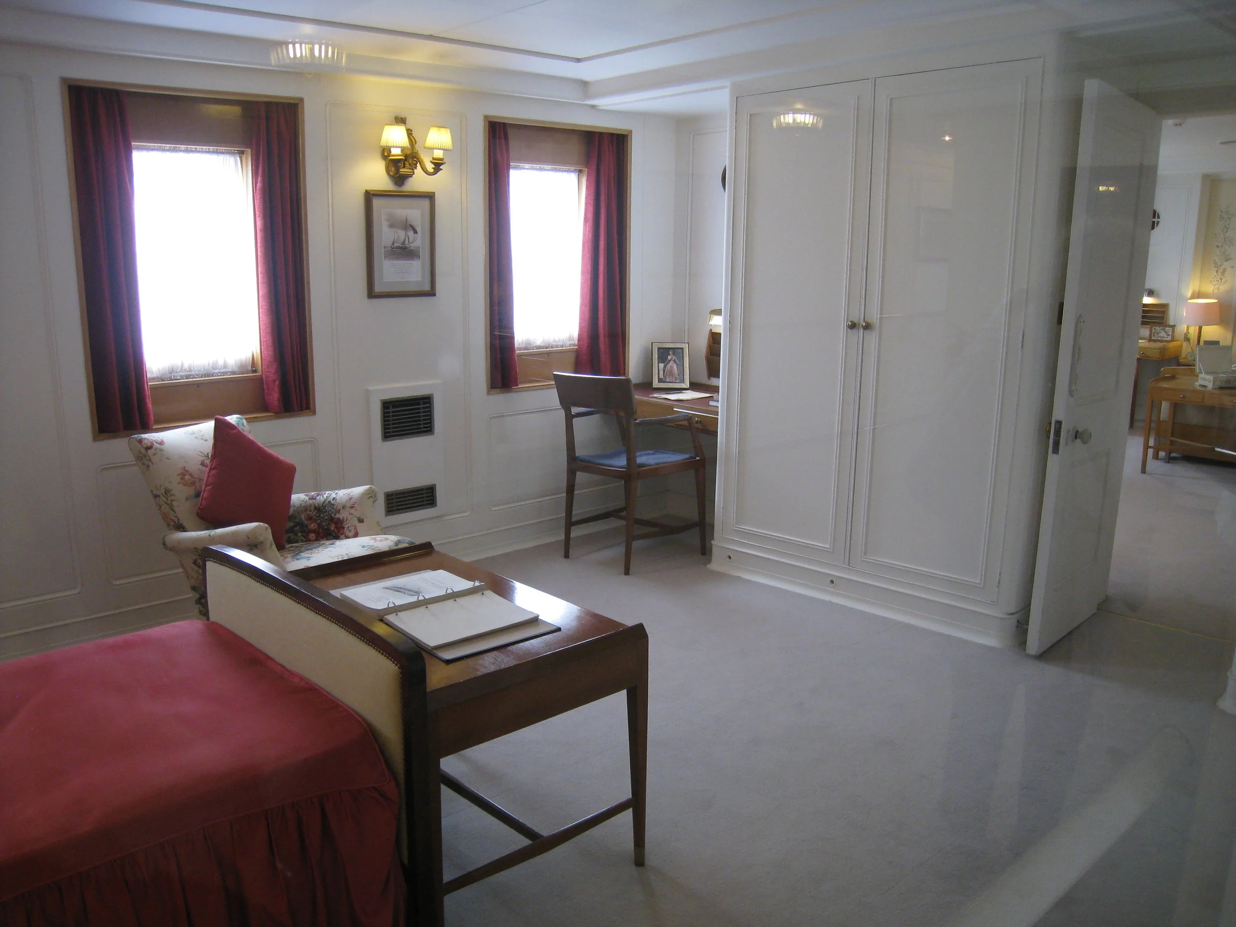  Leith--The Royal Yacht Britannia--Prince Phillip's Bedroom 