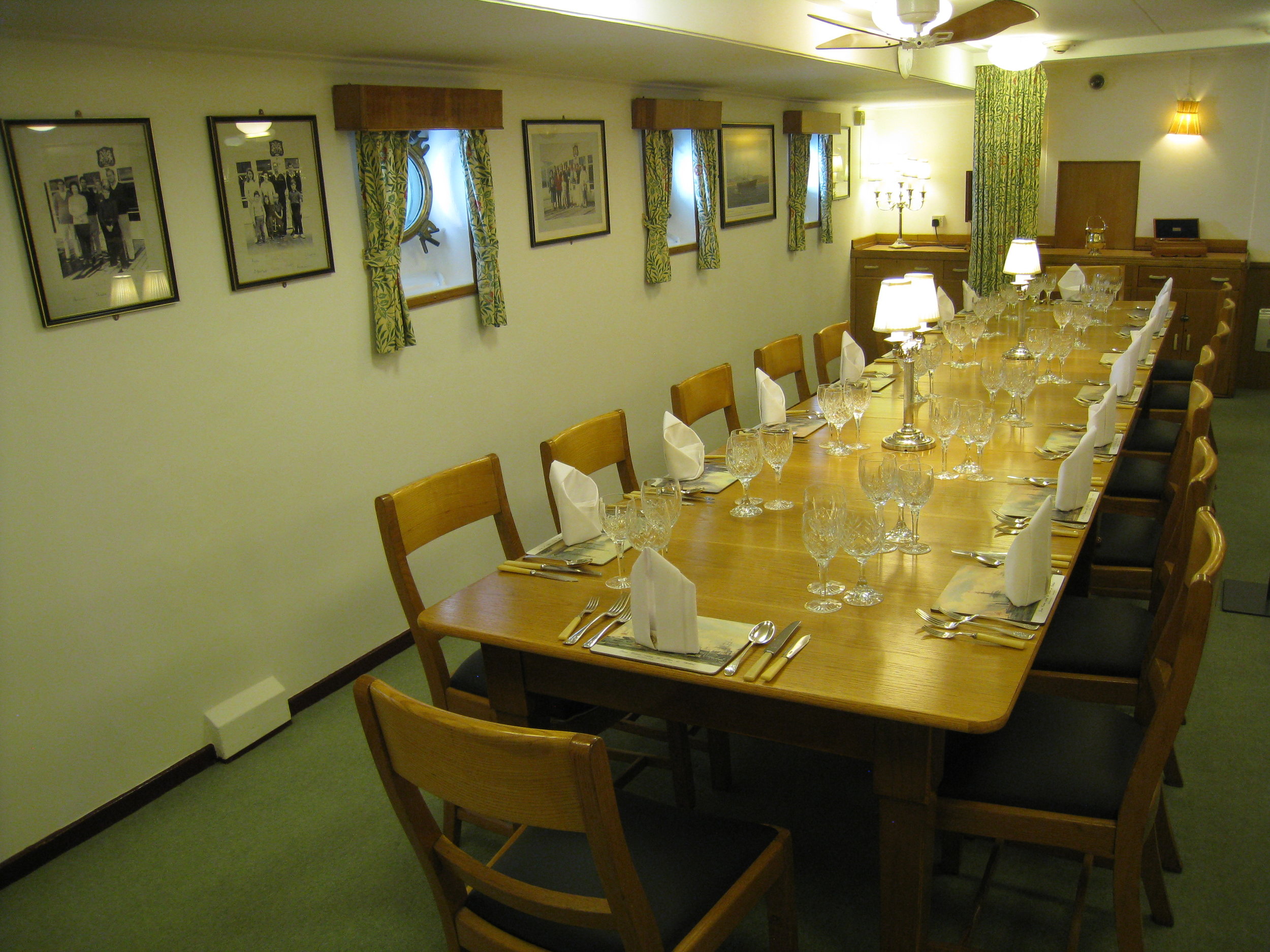  Leith--The Royal Yacht Britannia--Officer's Dining Room 