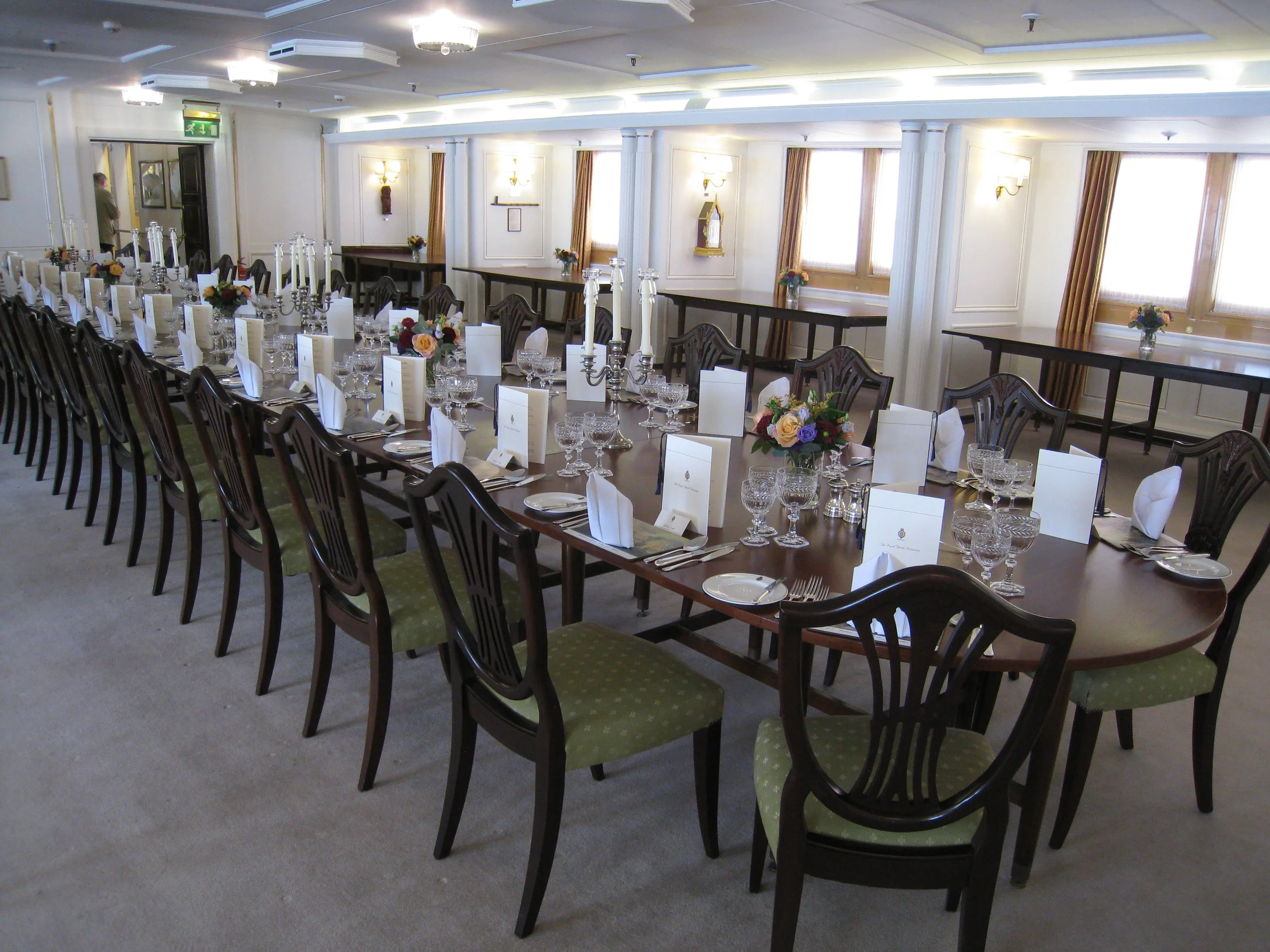  Leith--The Royal Yacht Britannia--Ceremonial Dining Room 