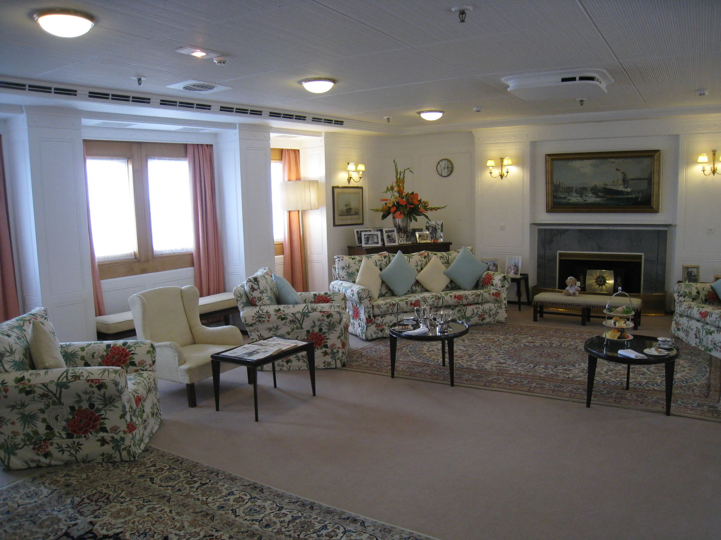  Leith--The Royal Yacht Britannia--Living Area 