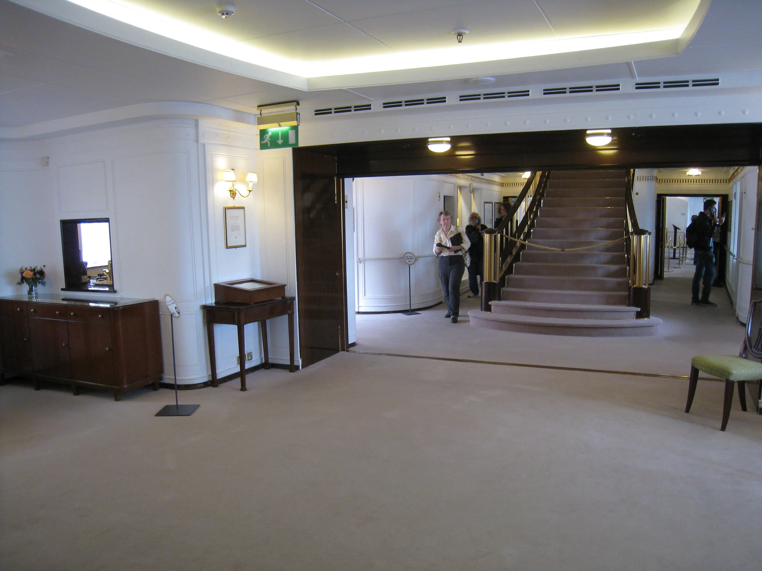  Leith--The Royal Yacht Britannia--Anteroom to the Living area 