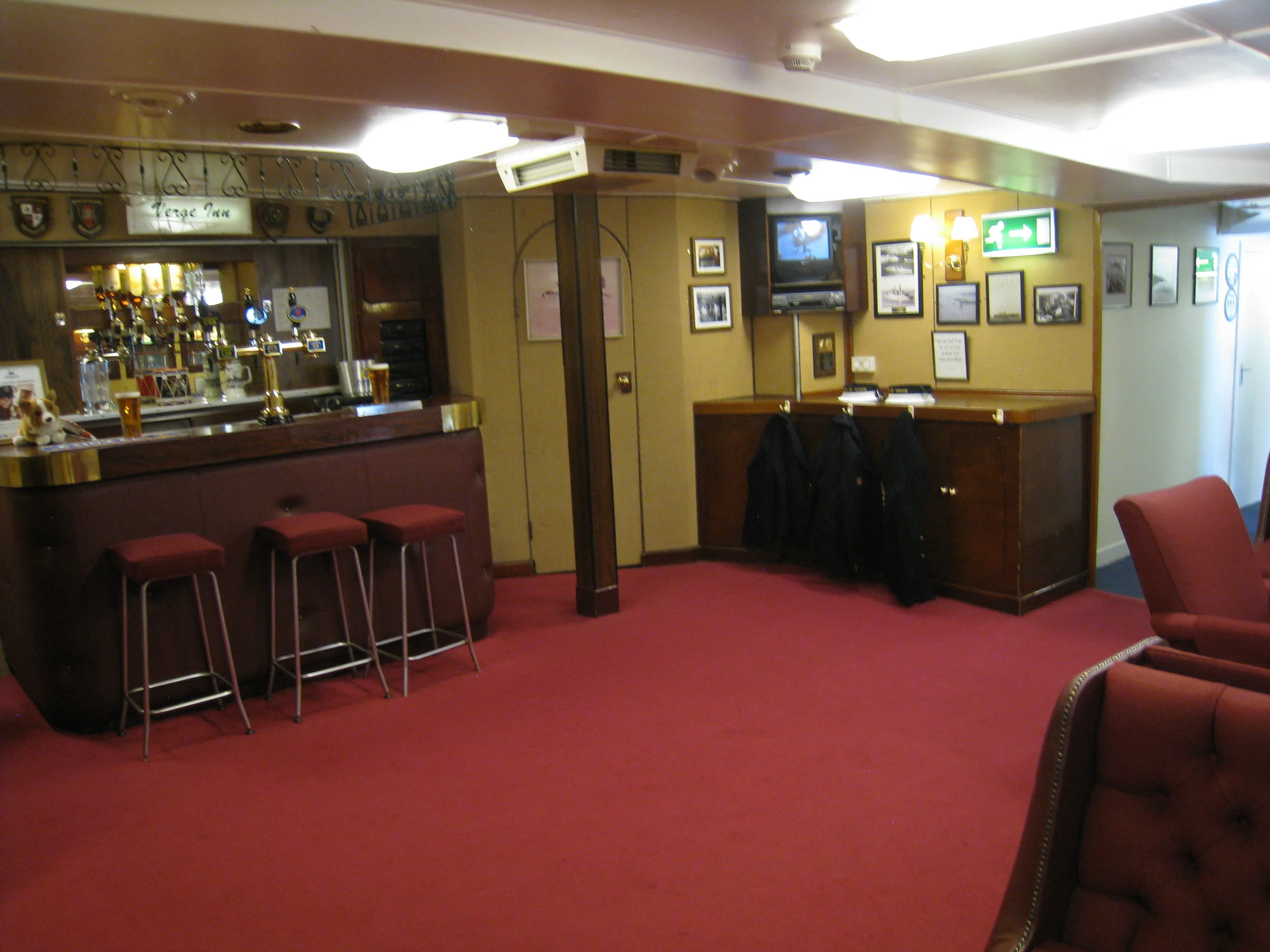  Leith--The Royal Yacht Britannia--Warrant Officer's Lounge 