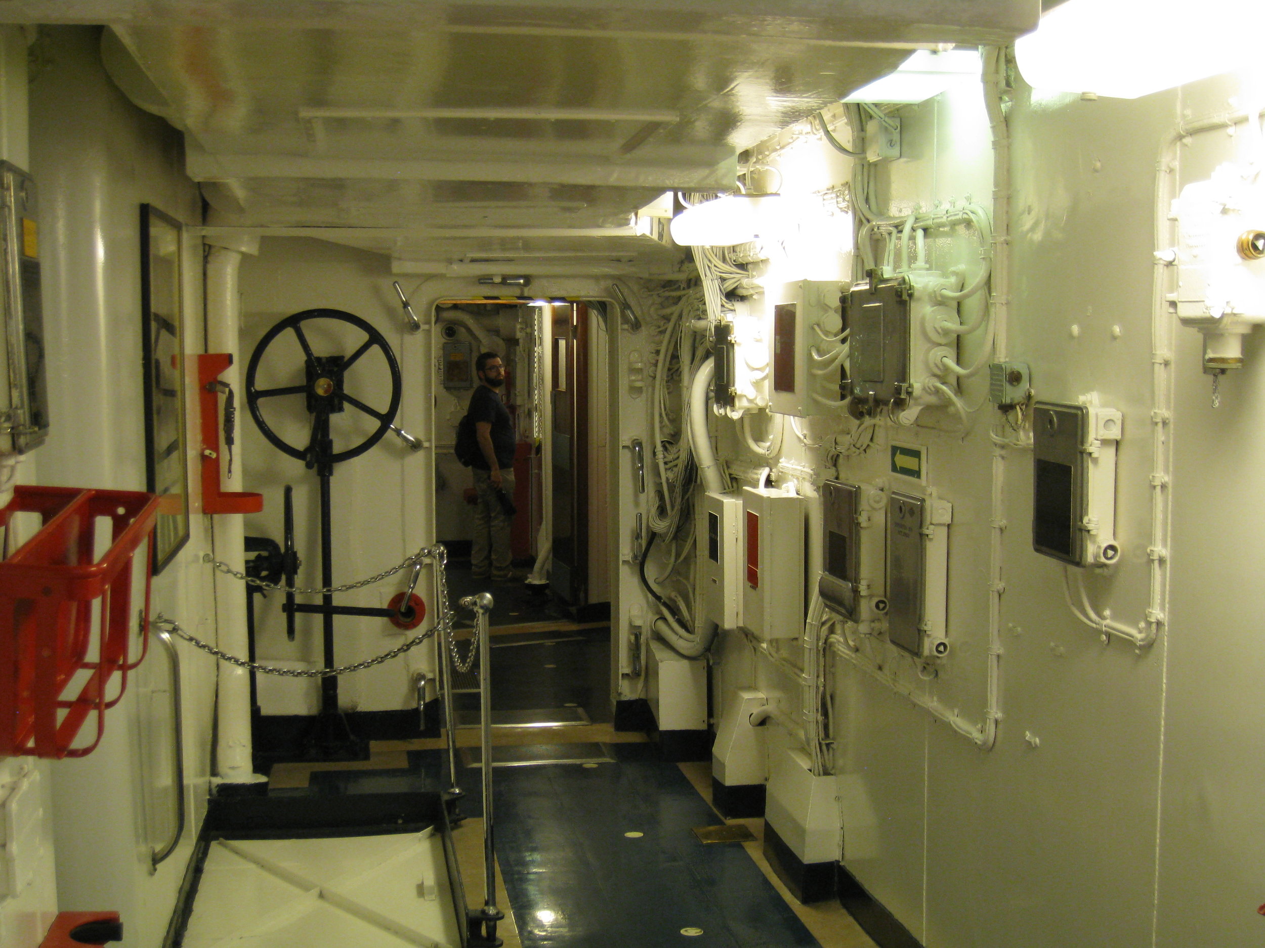  Leith--The Royal Yacht Britannia--Passageway 