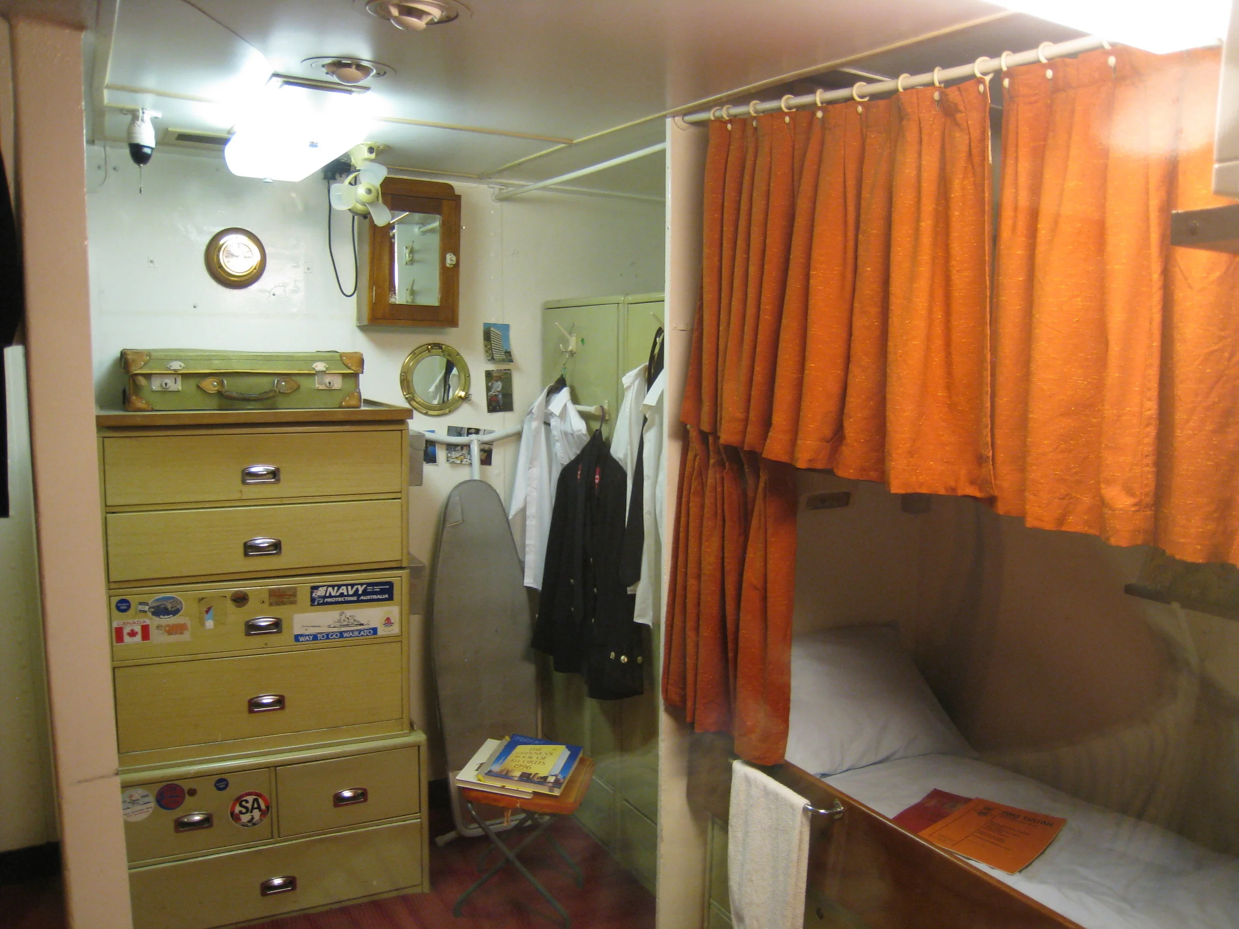  Leith--The Royal Yacht Britannia--Petty Officer's bunk 