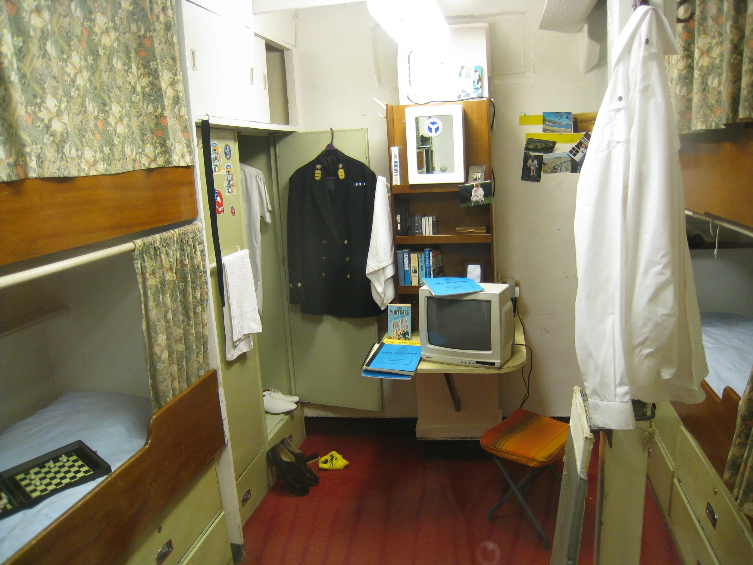  Leith--The Royal Yacht Britannia--Petty Officer's bunk 