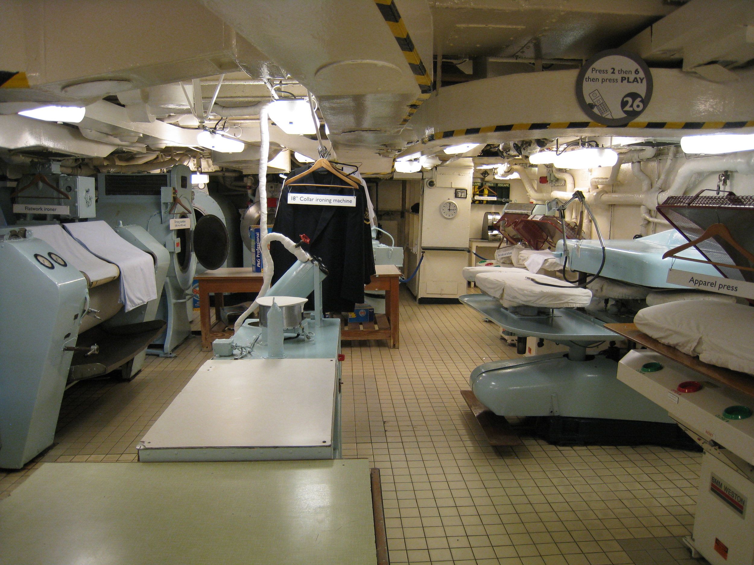  Leith--The Royal Yacht Britannia--Laundry 