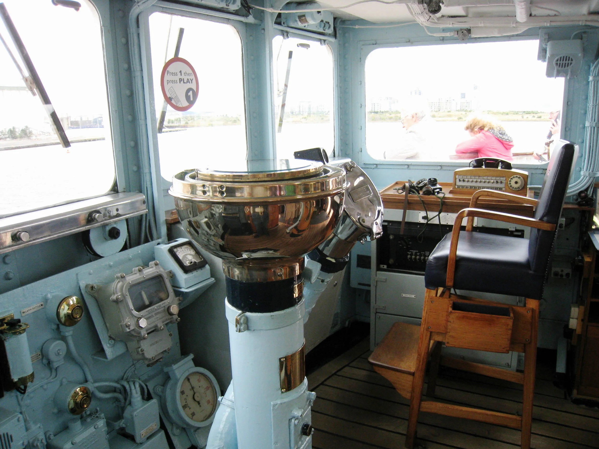 Leith--The Royal Yacht Britannia--Bridge 