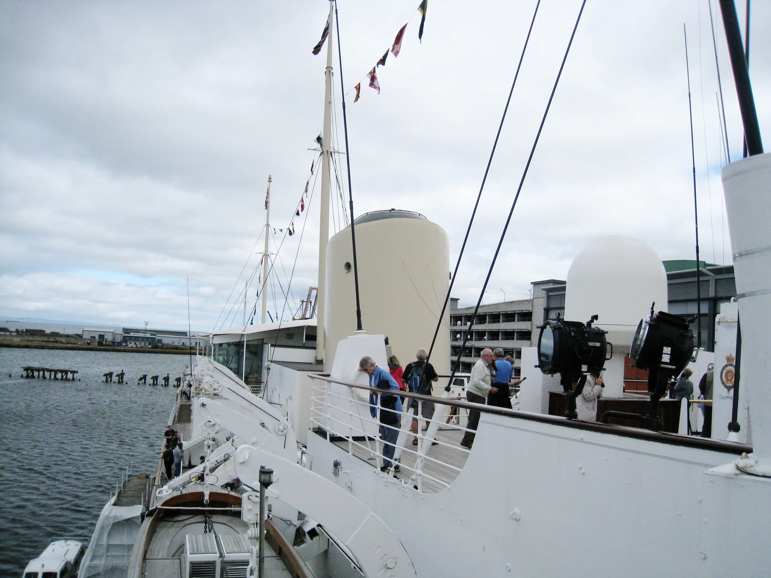  Leith--The Royal Yacht Britannia--Flag Deck 