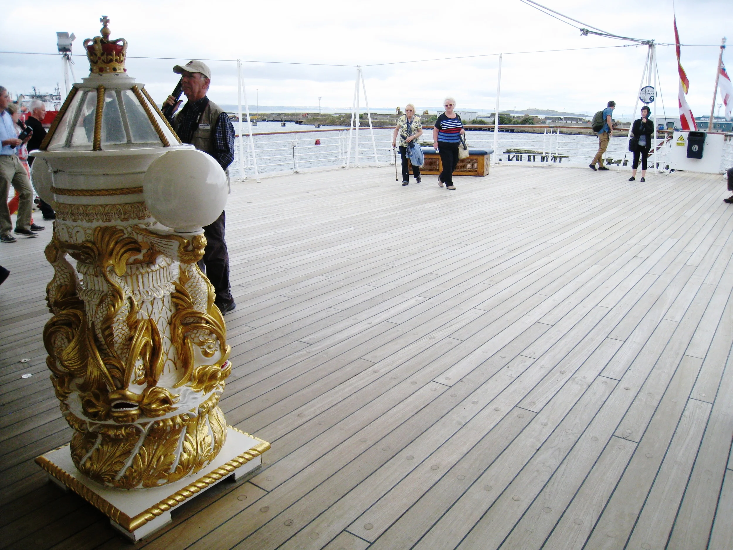  Leith--The Royal Yacht Britannia--Stern Deck 