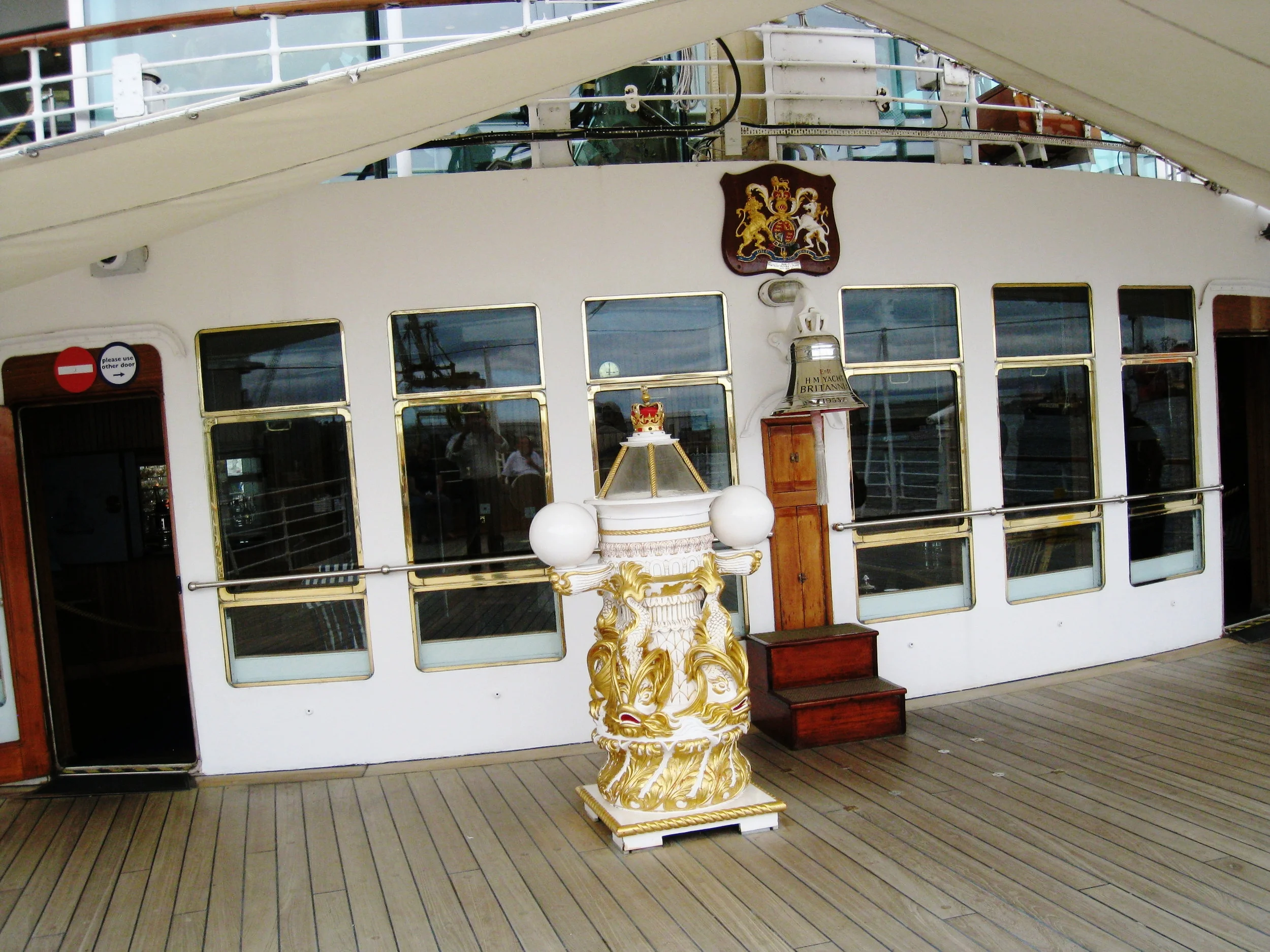  Leith--The Royal Yacht Britannia--Stern Deck 