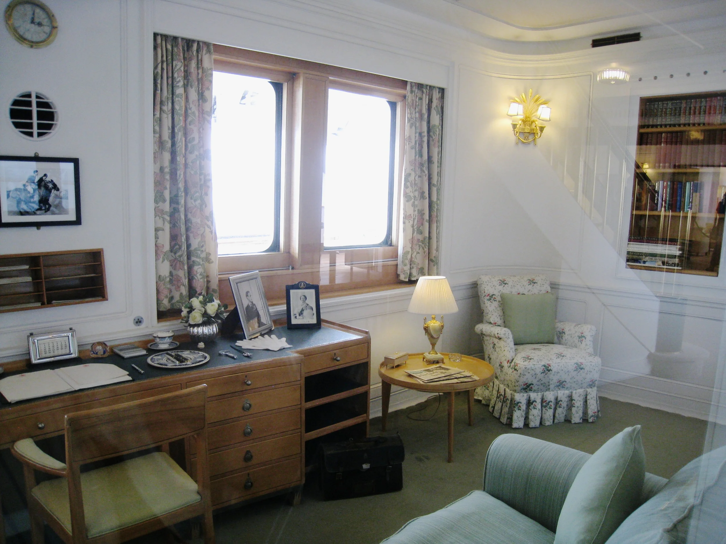  Leith--The Royal Yacht Britannia--Queen's Office 
