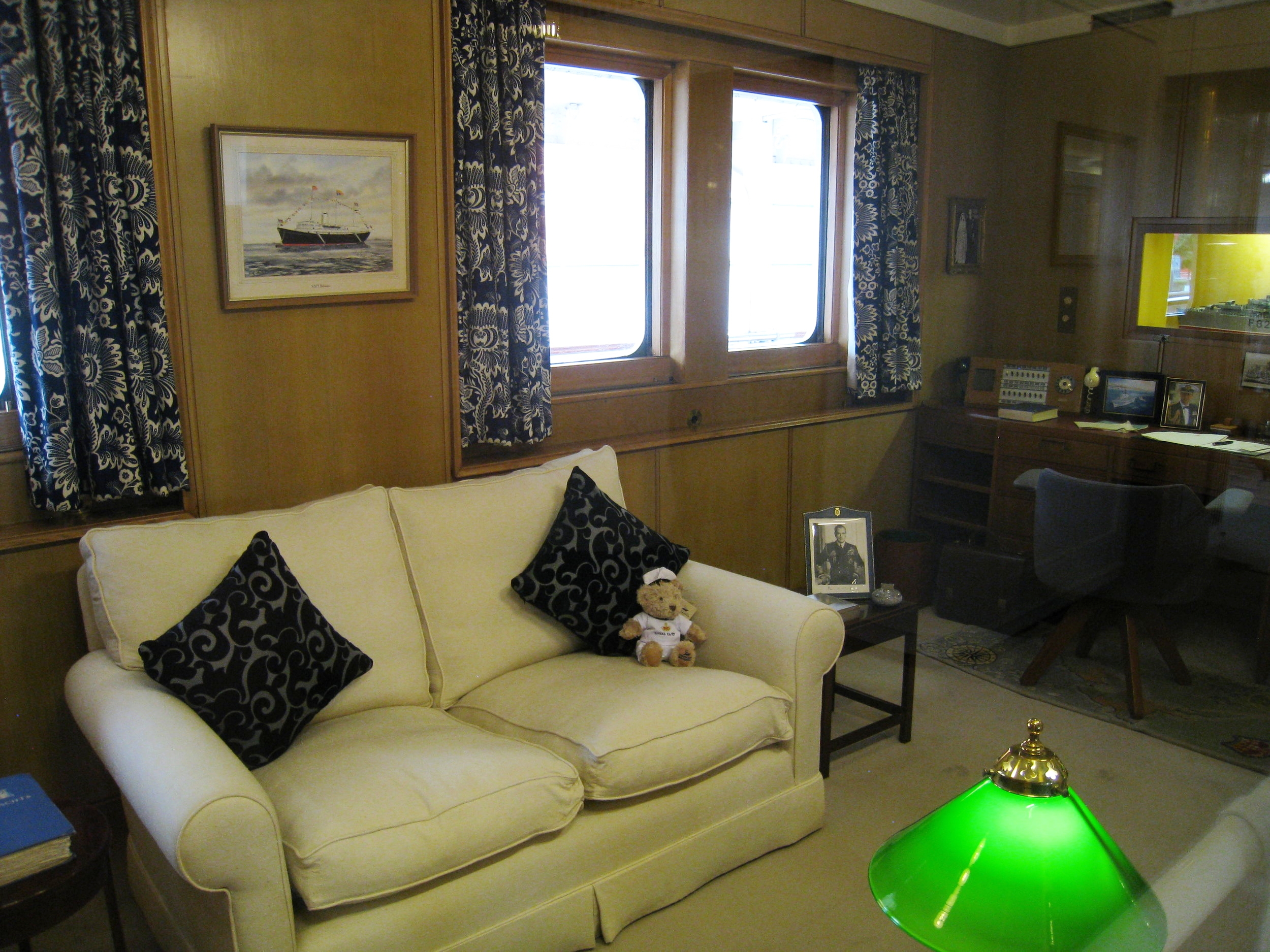  Leith--The Royal Yacht Britannia--Prince Phillip's Office 