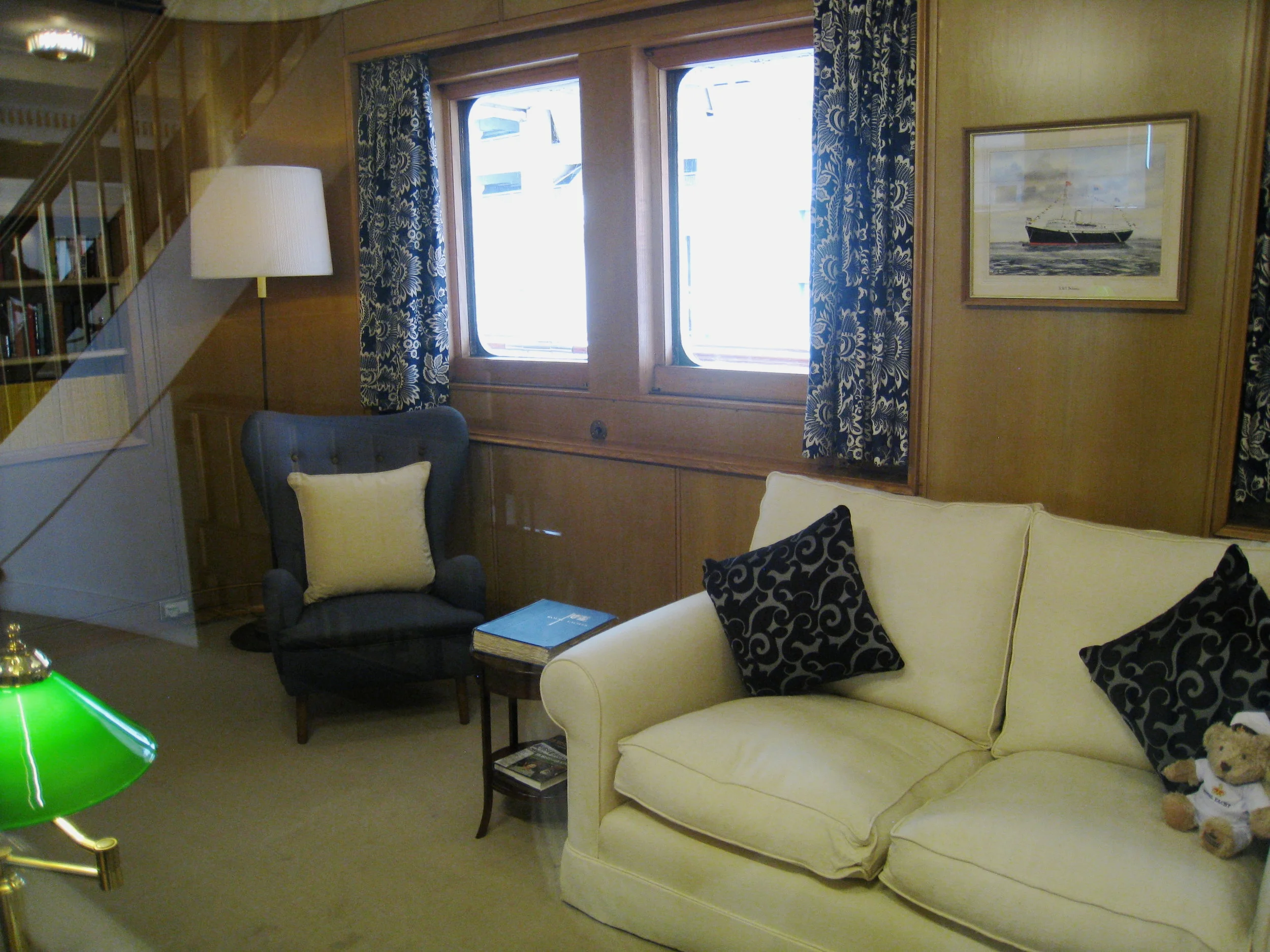  Leith--The Royal Yacht Britannia--Prince Phillip's Office 