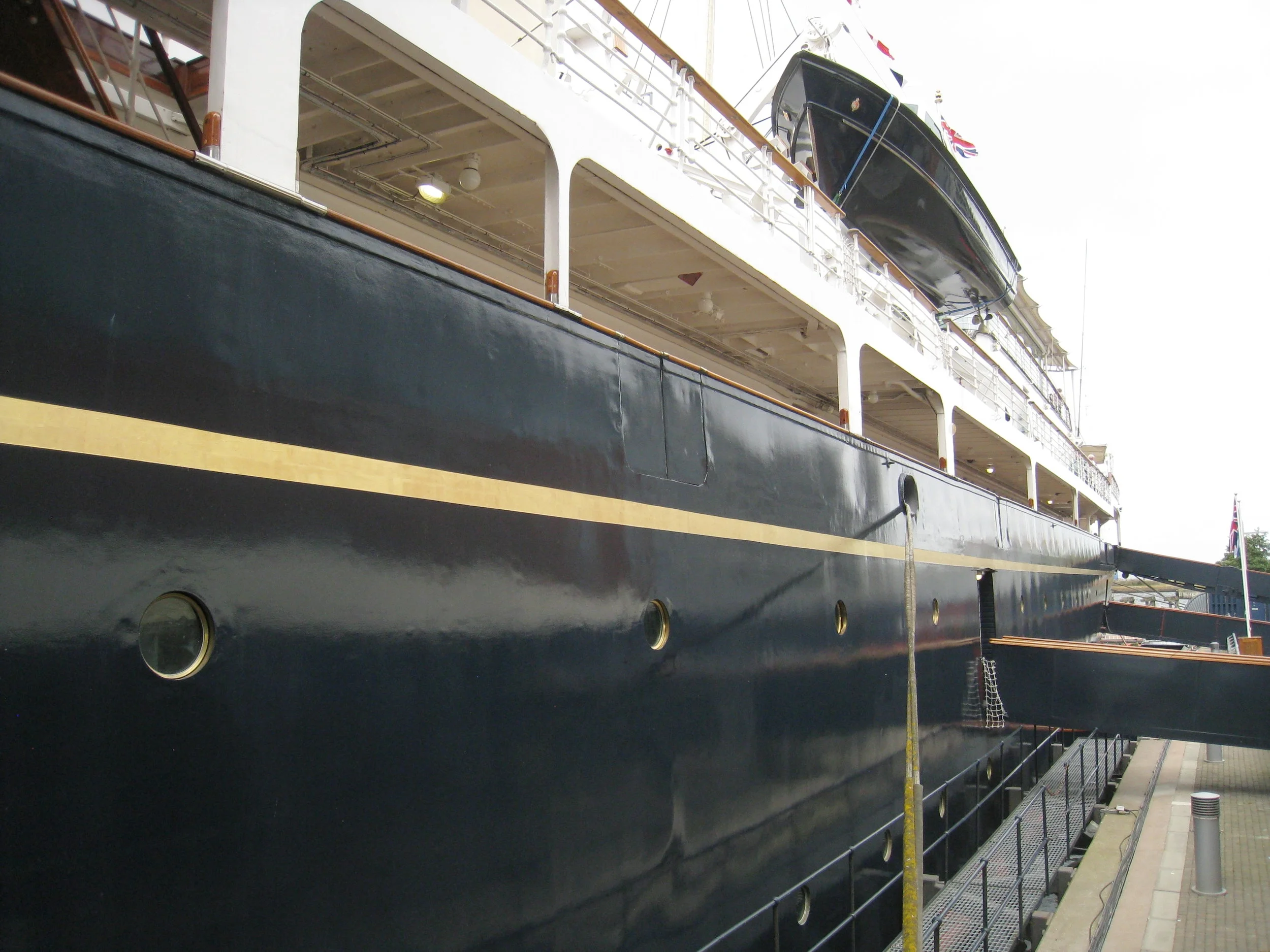  Leith--The Royal Yacht Britannia--not a rivet protruding 