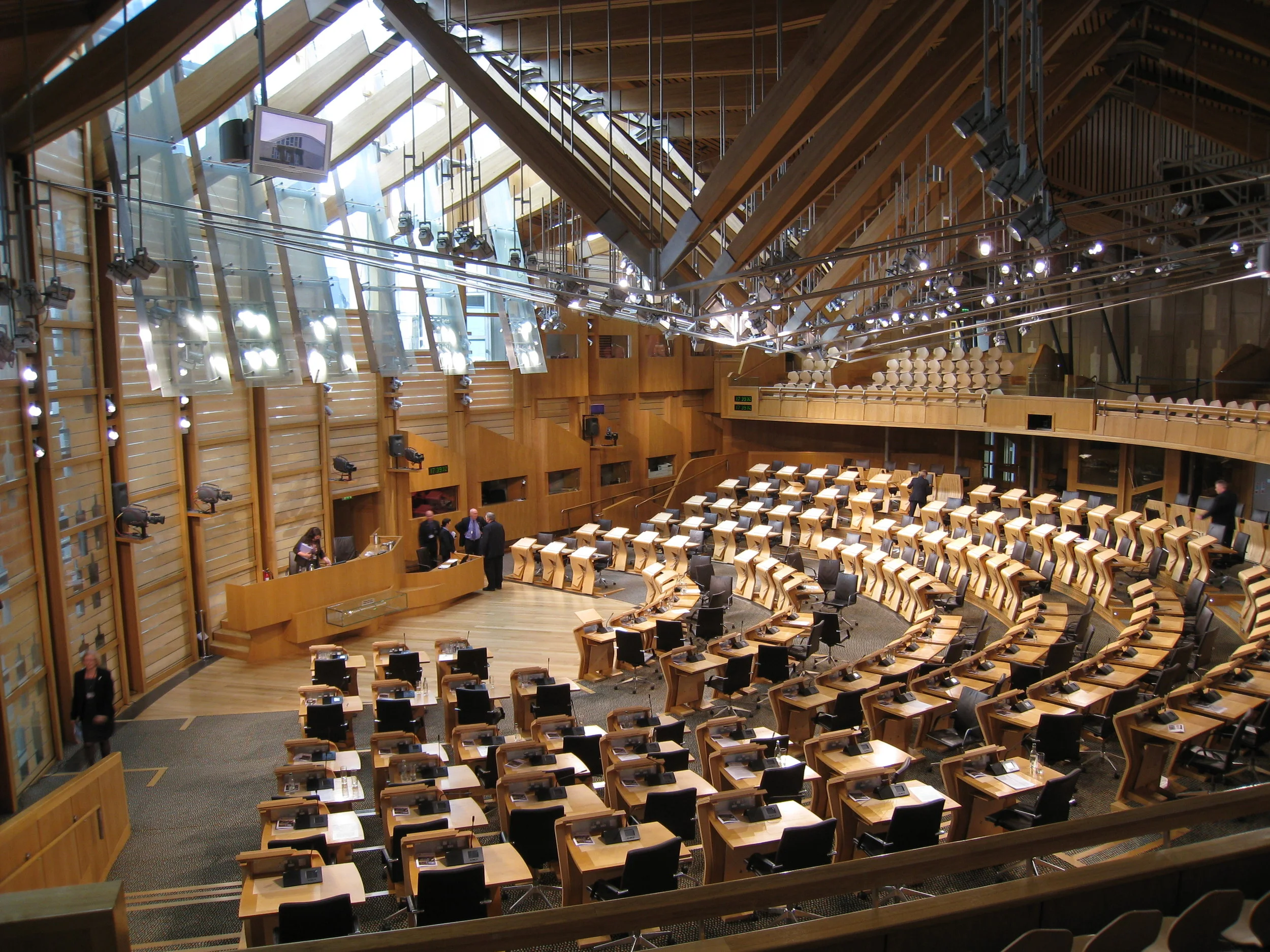  Edinburgh--Scottish Parliment Building--Debating Hall 
