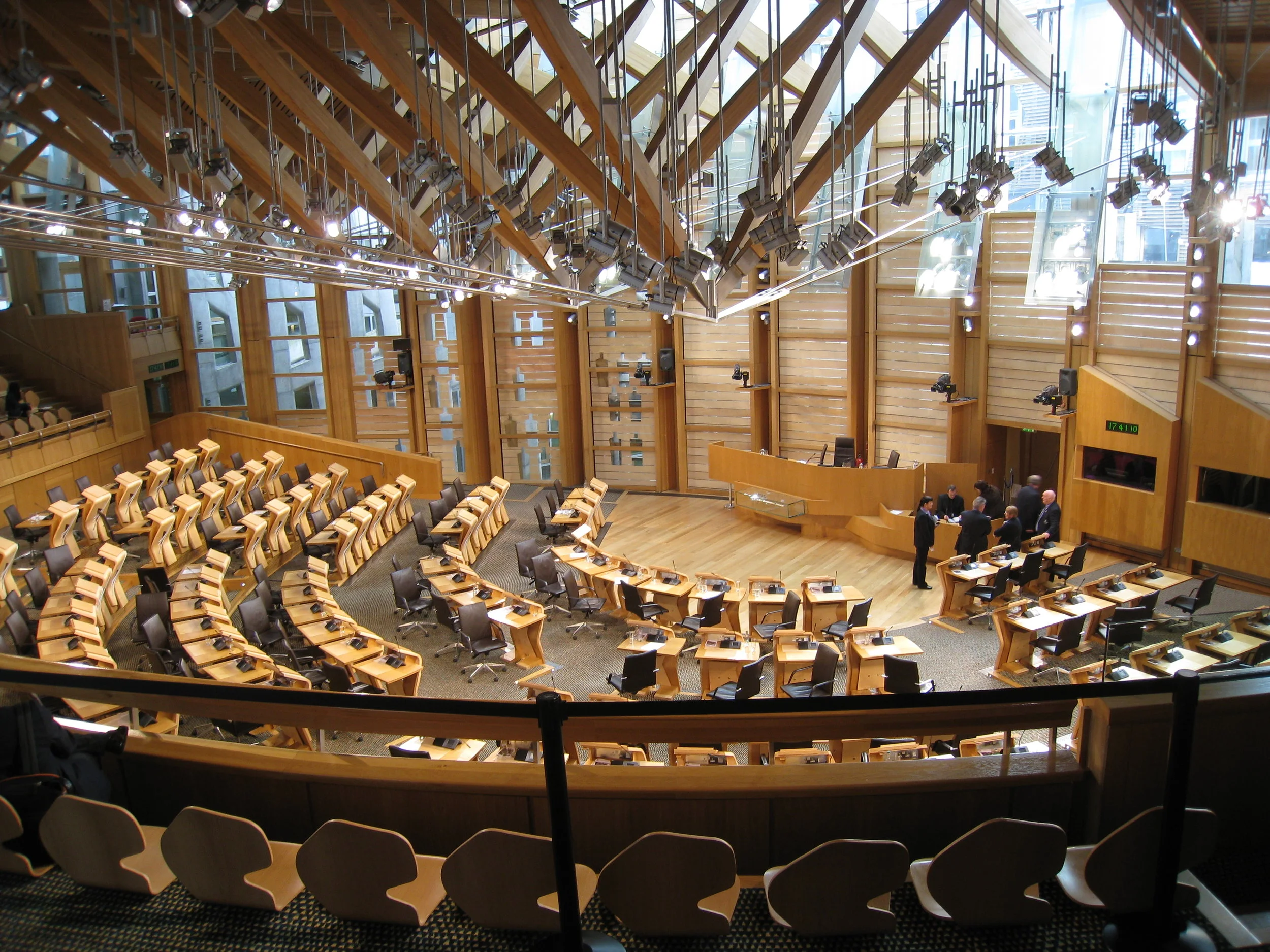  Edinburgh--Scottish Parliment Building--Debating Hall 