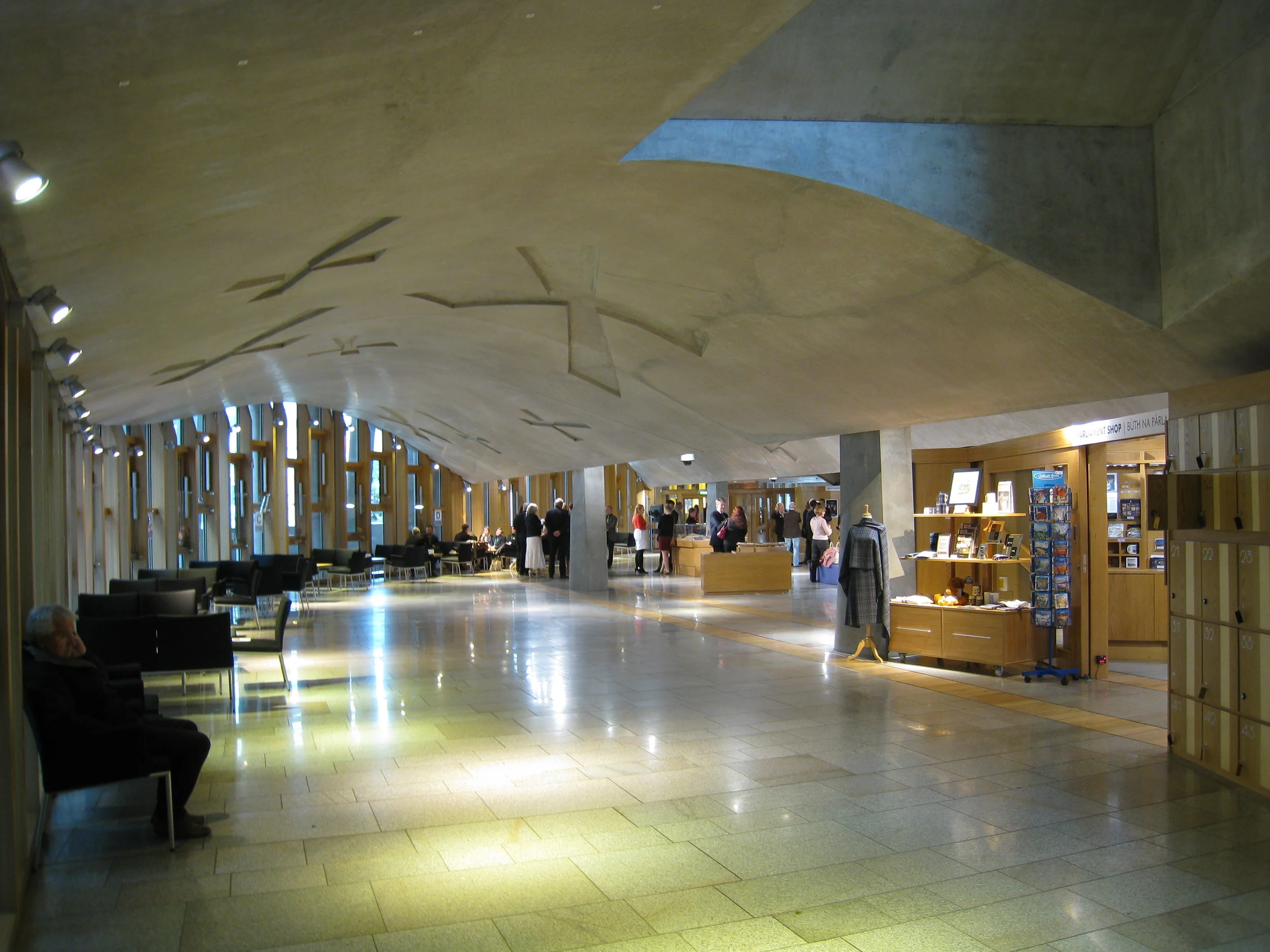  Edinburgh--Scottish Parliment Building--Entrance Hall 