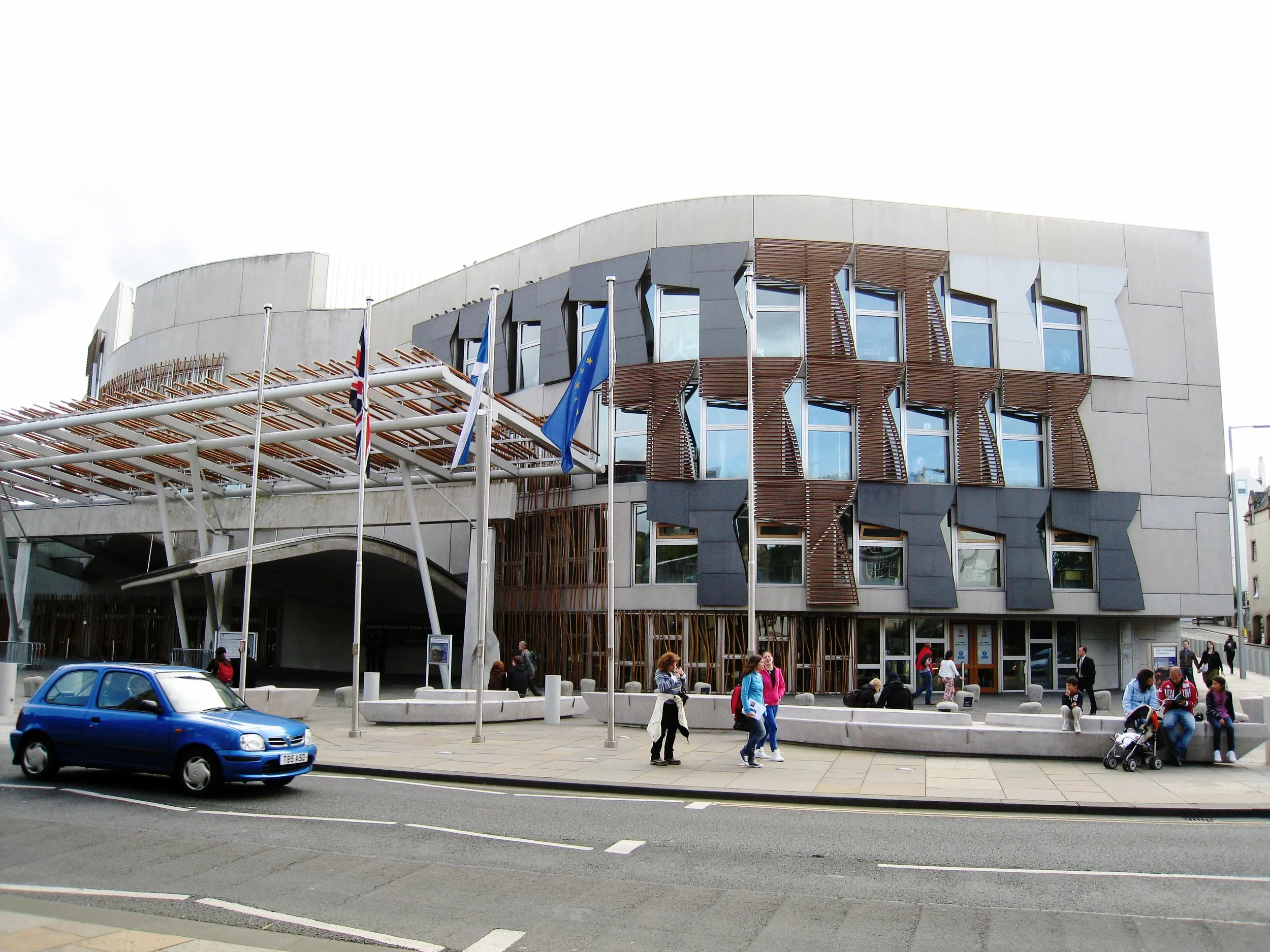  Edinburgh--Scottish Parliment Building--Entrance 