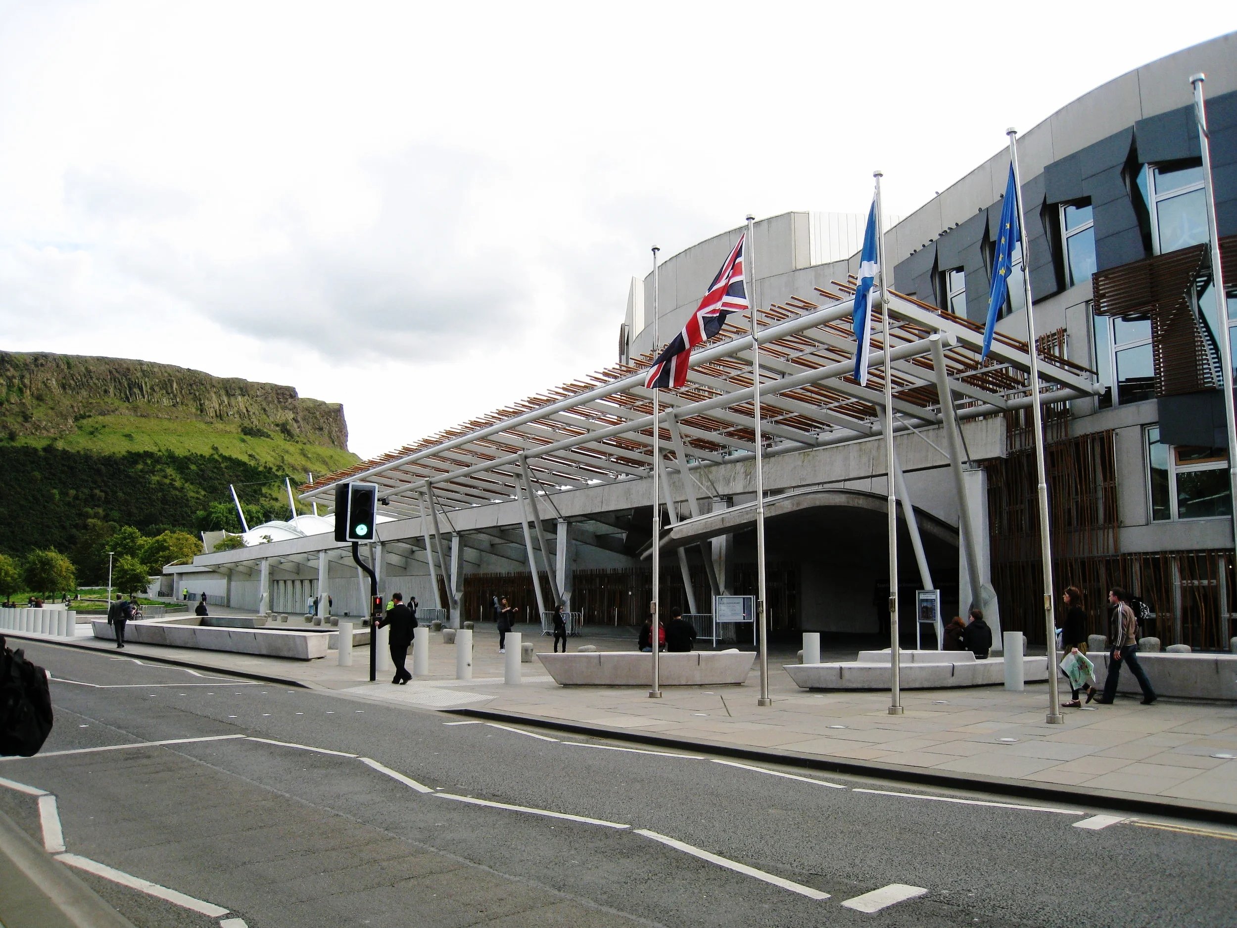  Edinburgh--Scottish Parliment Building--Entrance 