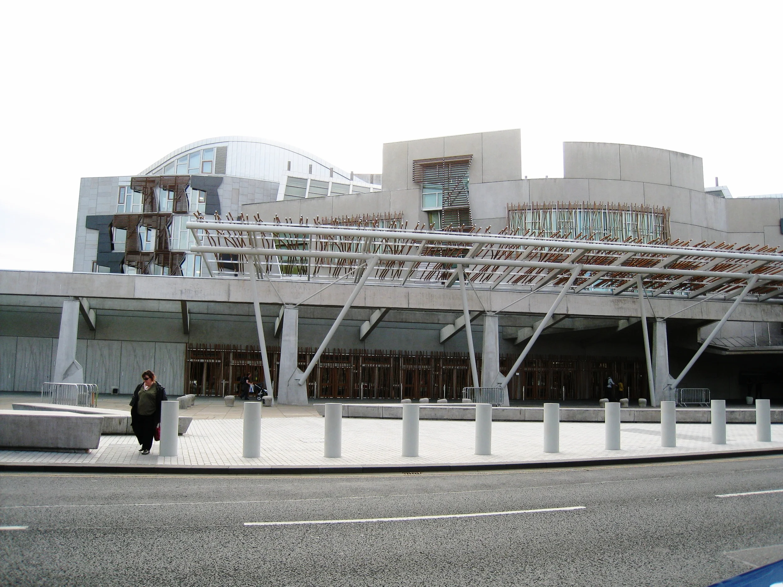 Edinburgh--Scottish Parliment Building--Entrance 