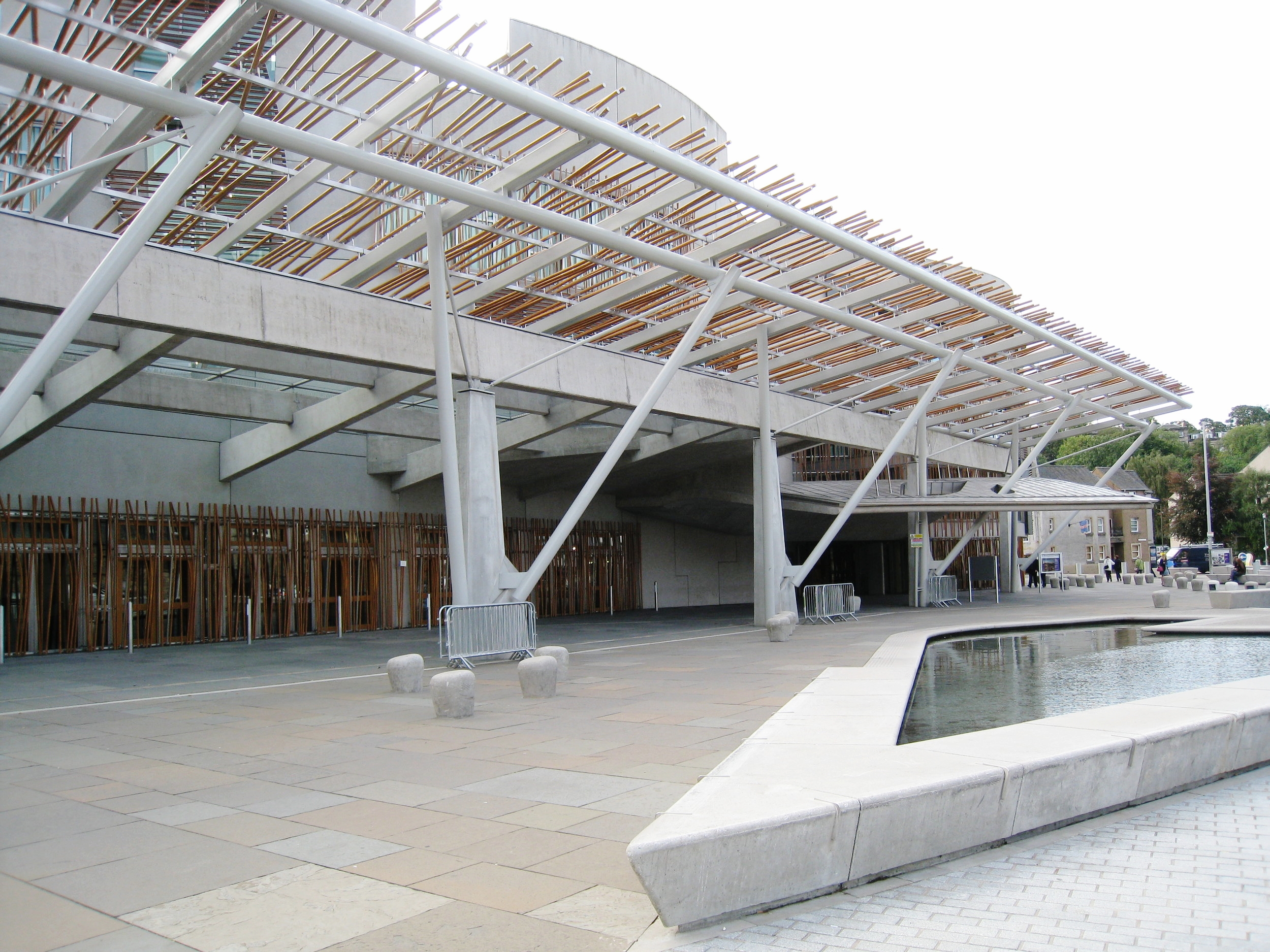  Edinburgh--Scottish Parliment Building--Entrance 