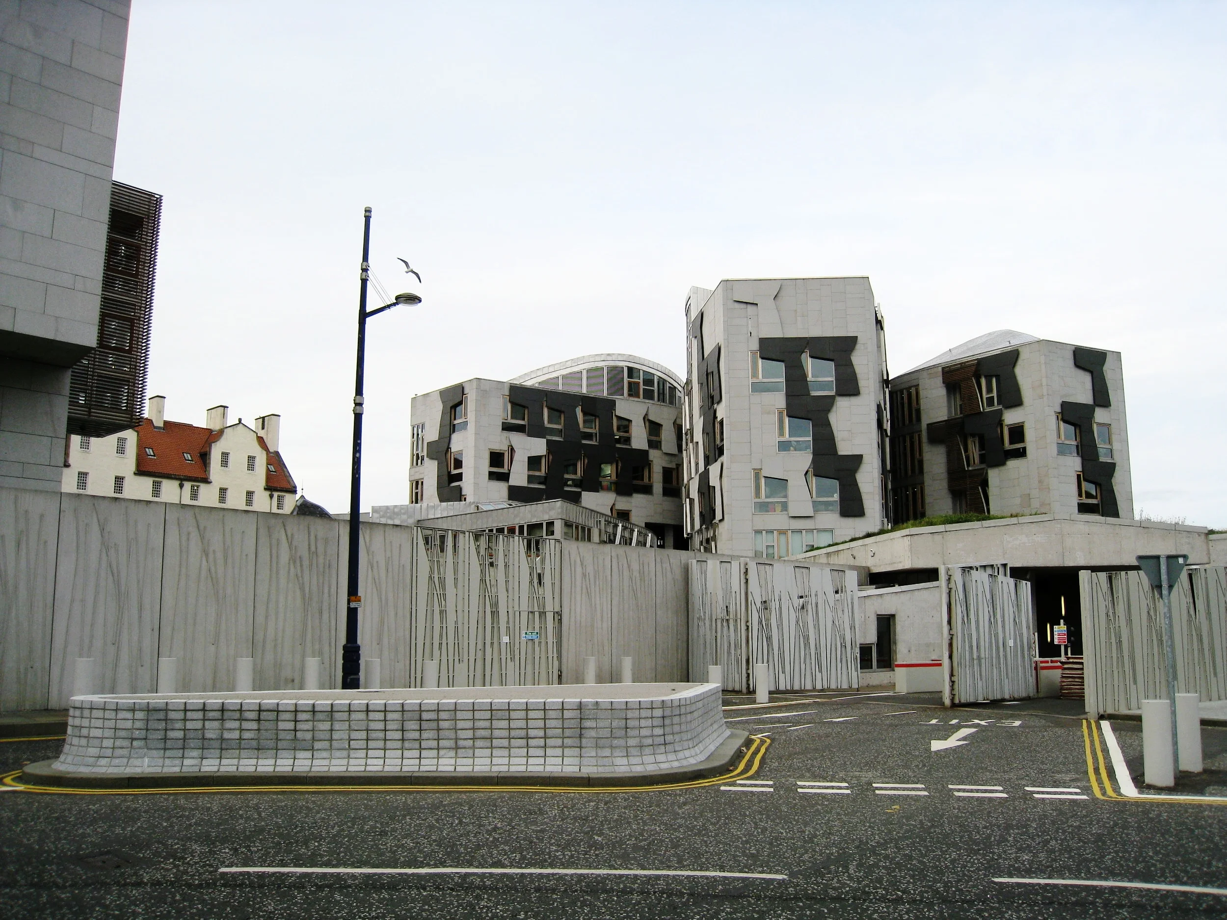  Edinburgh--Scottish Parliment Building--Exterior from behind 