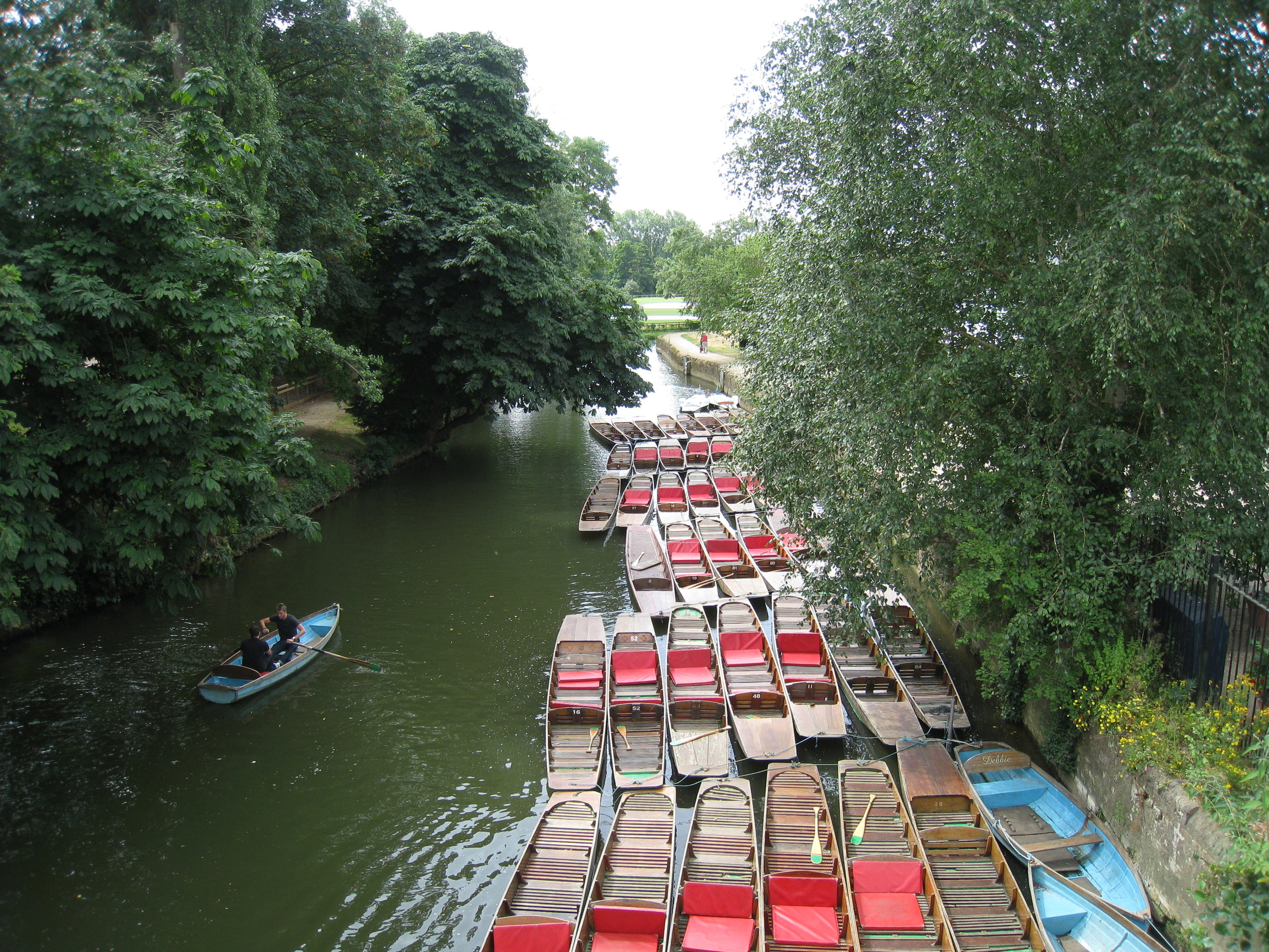  Oxford 2016--Punts on River Cherwell 
