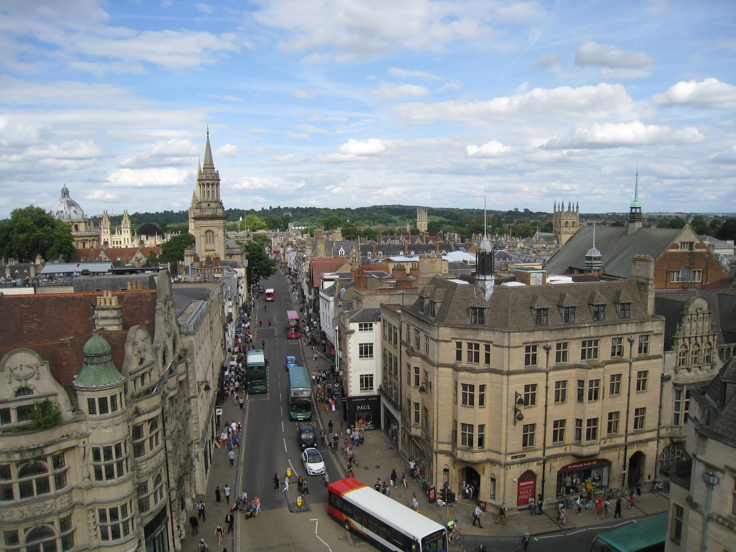  Oxford 2016--From Carfax Tower looking east 