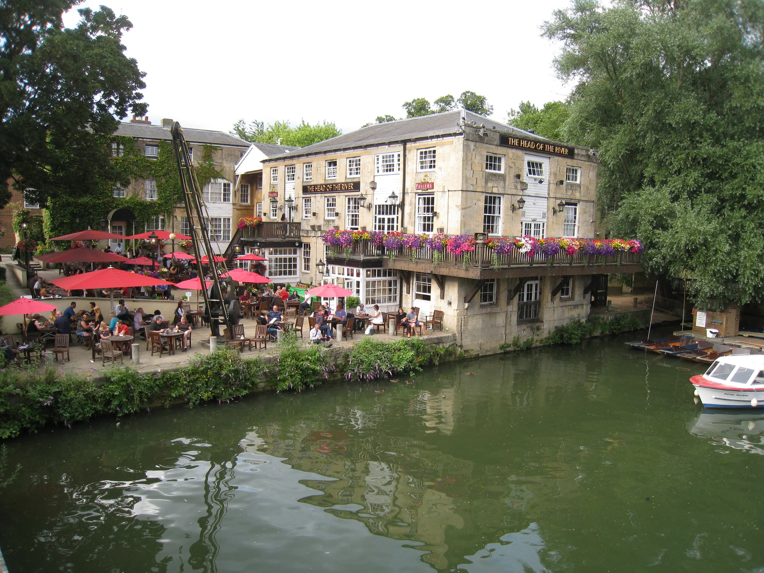  Oxford 2016--Cherwell River and Pub 