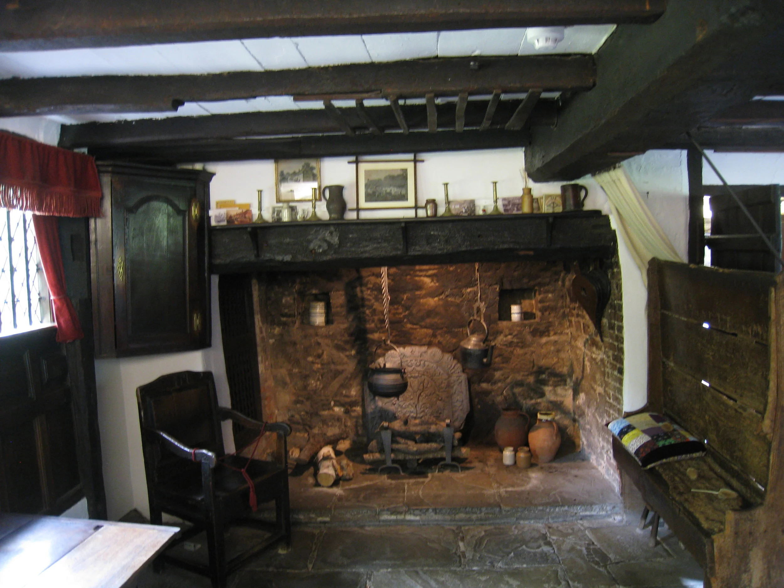  Stratford-upon-Avon--Anne Hathaway's House--Original Room 