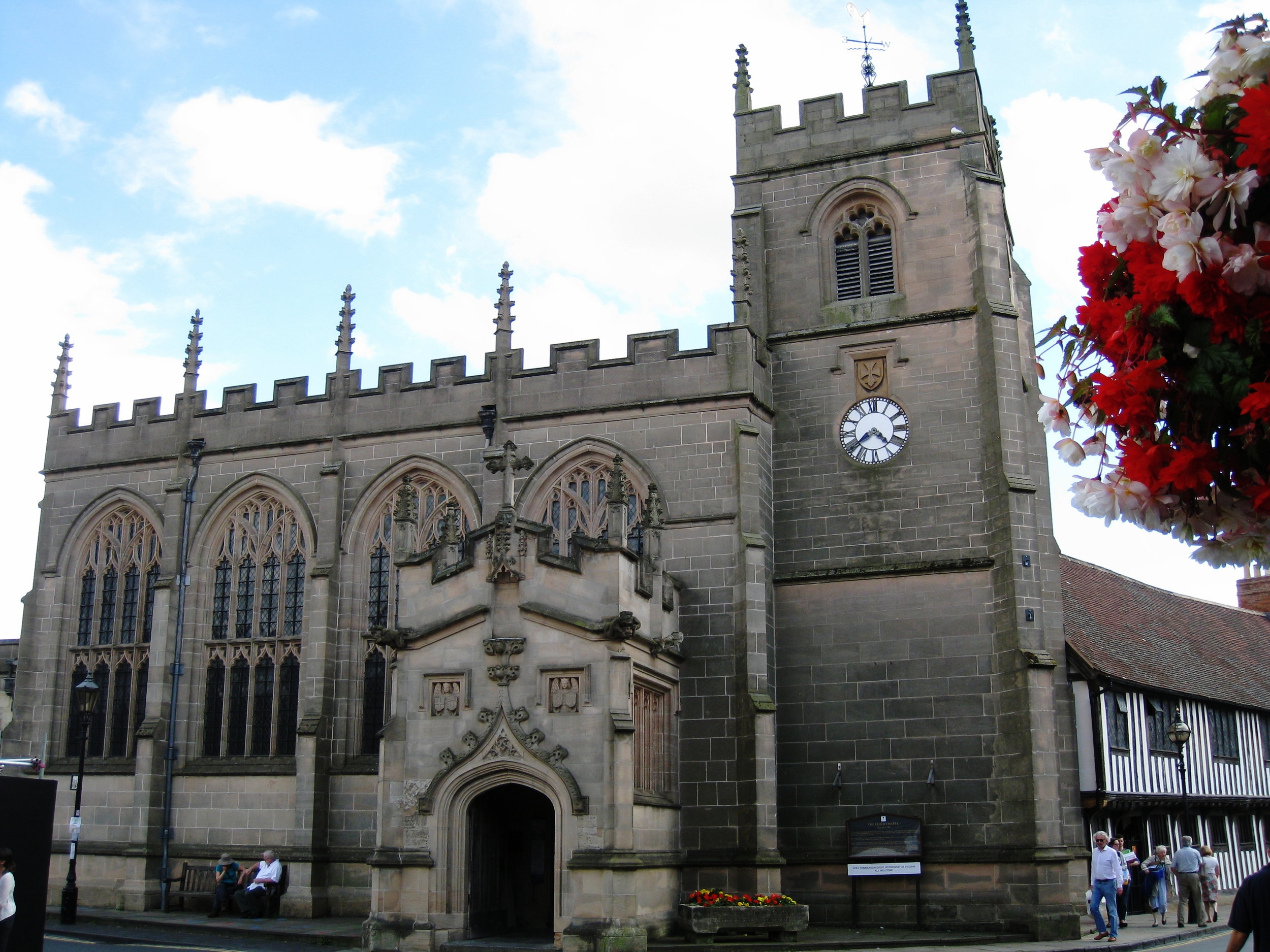  Stratford-upon-Avon--Guild Chapel--Shakespeare's father was head of the Guild 