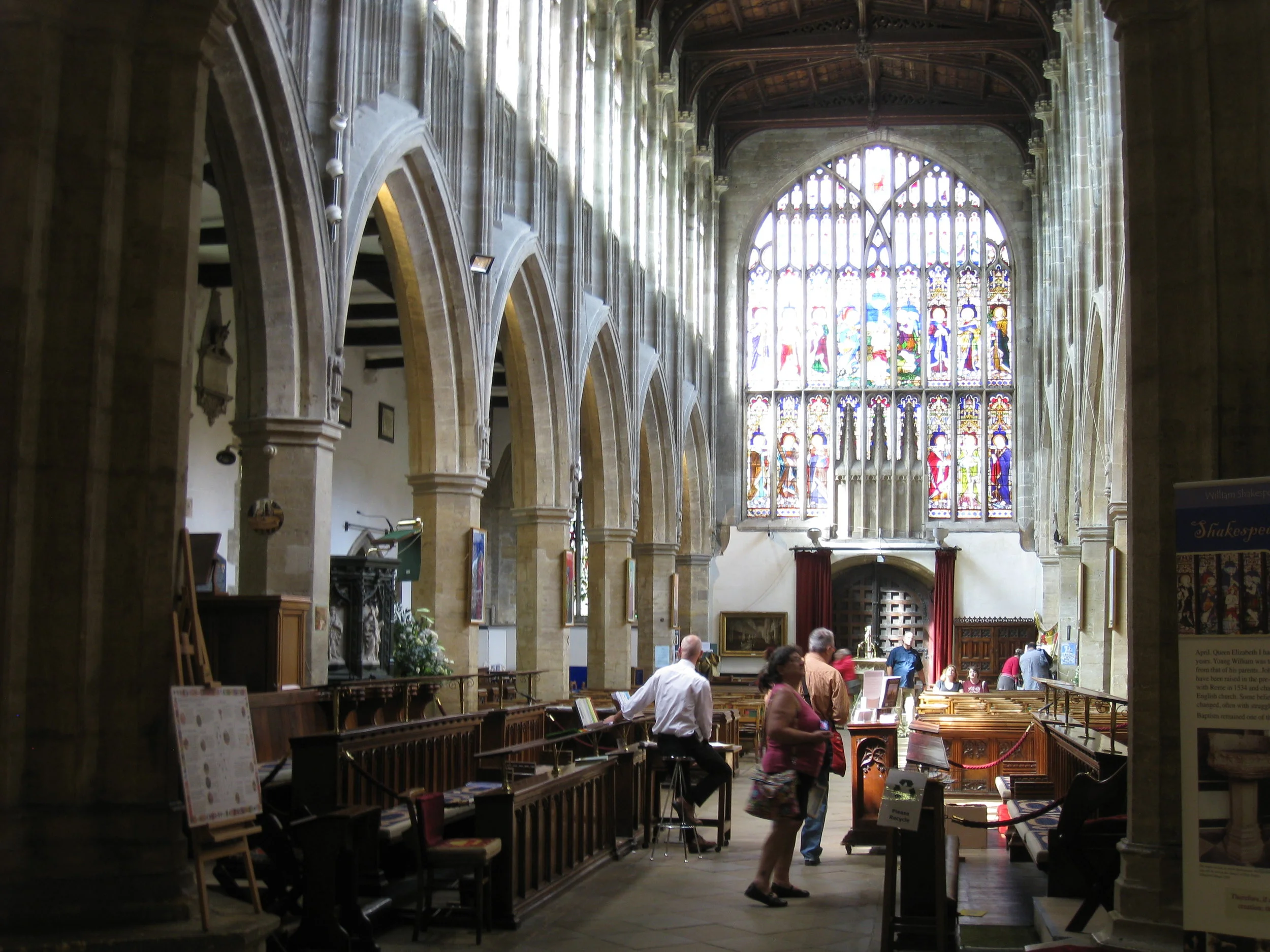  Stratford-upon-Avon--Shakespeare Birthday Trust--Trinity Church--Shakespeare's Gravesite 