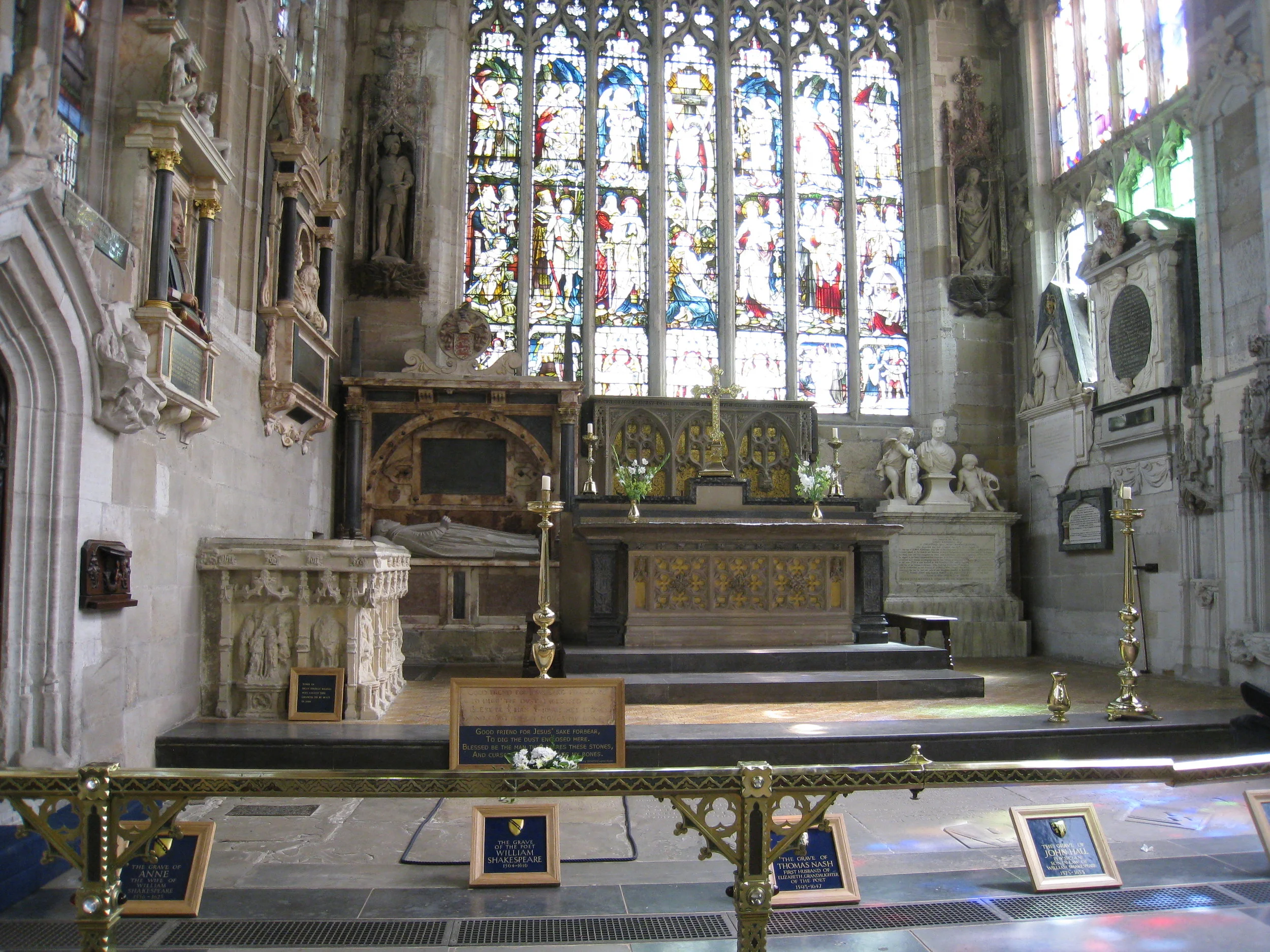  Stratford-upon-Avon--Shakespeare Birthday Trust--Trinity Church--Shakespeare's Gravesite 