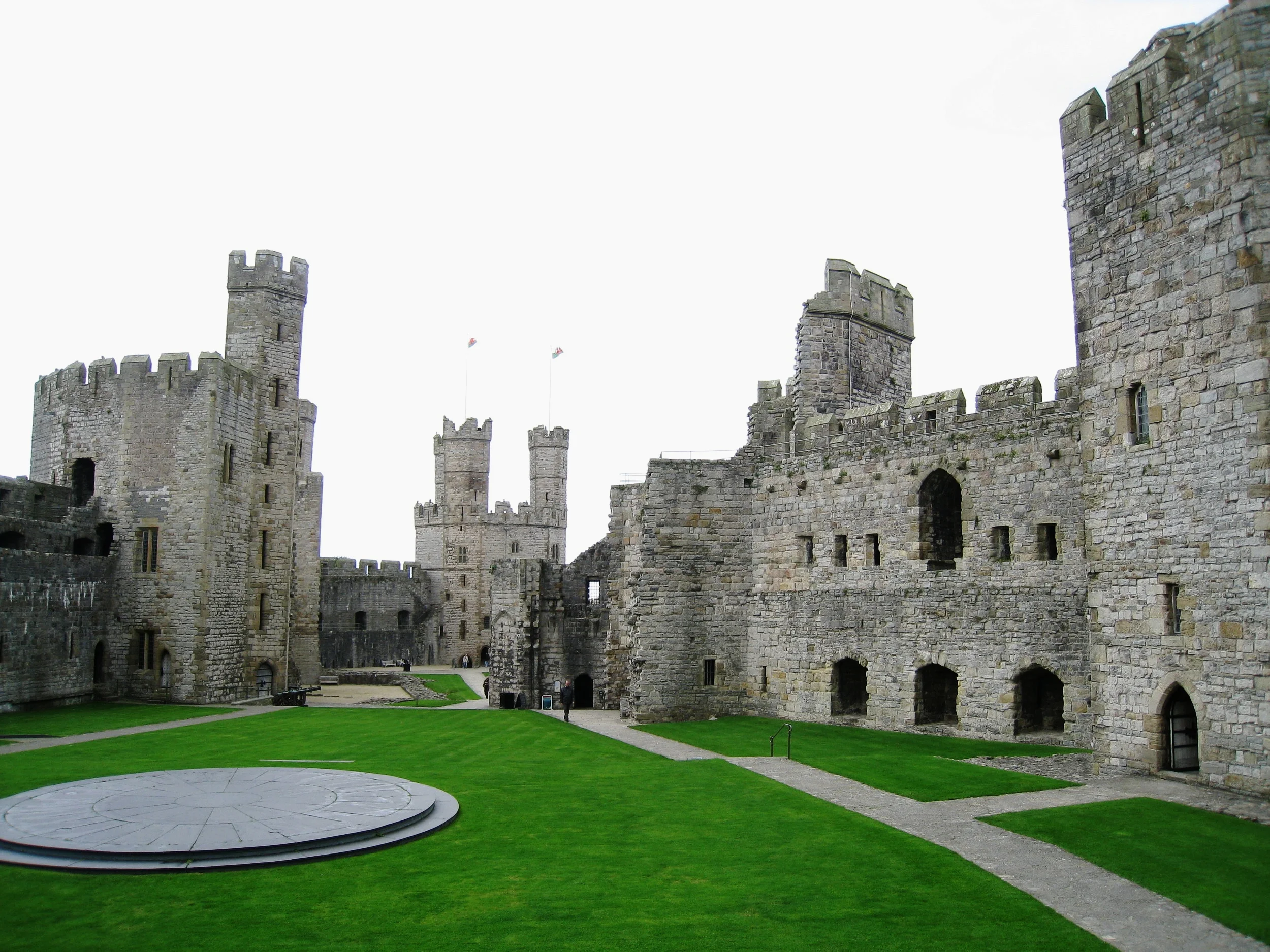  Caernarvon--Castle interior 