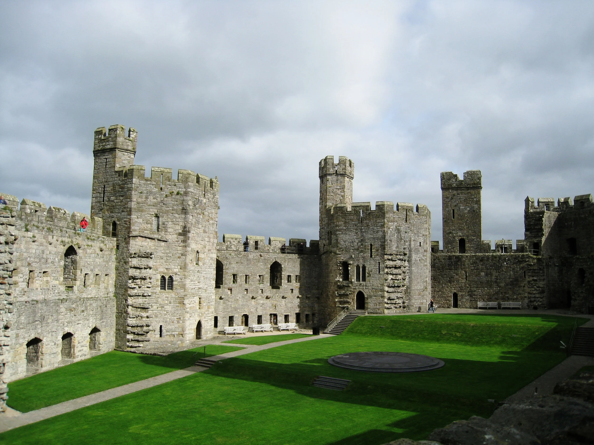  Caernarvon--Castle interior 