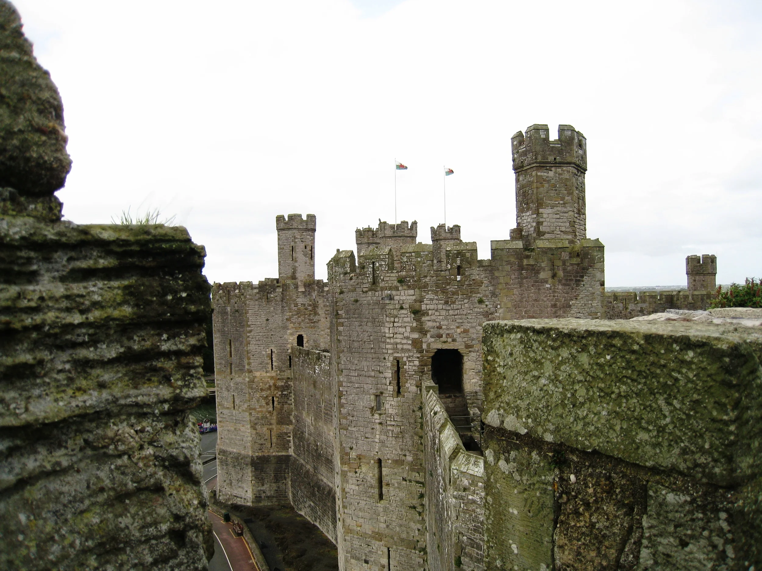  Caernarvon--Castle interior 