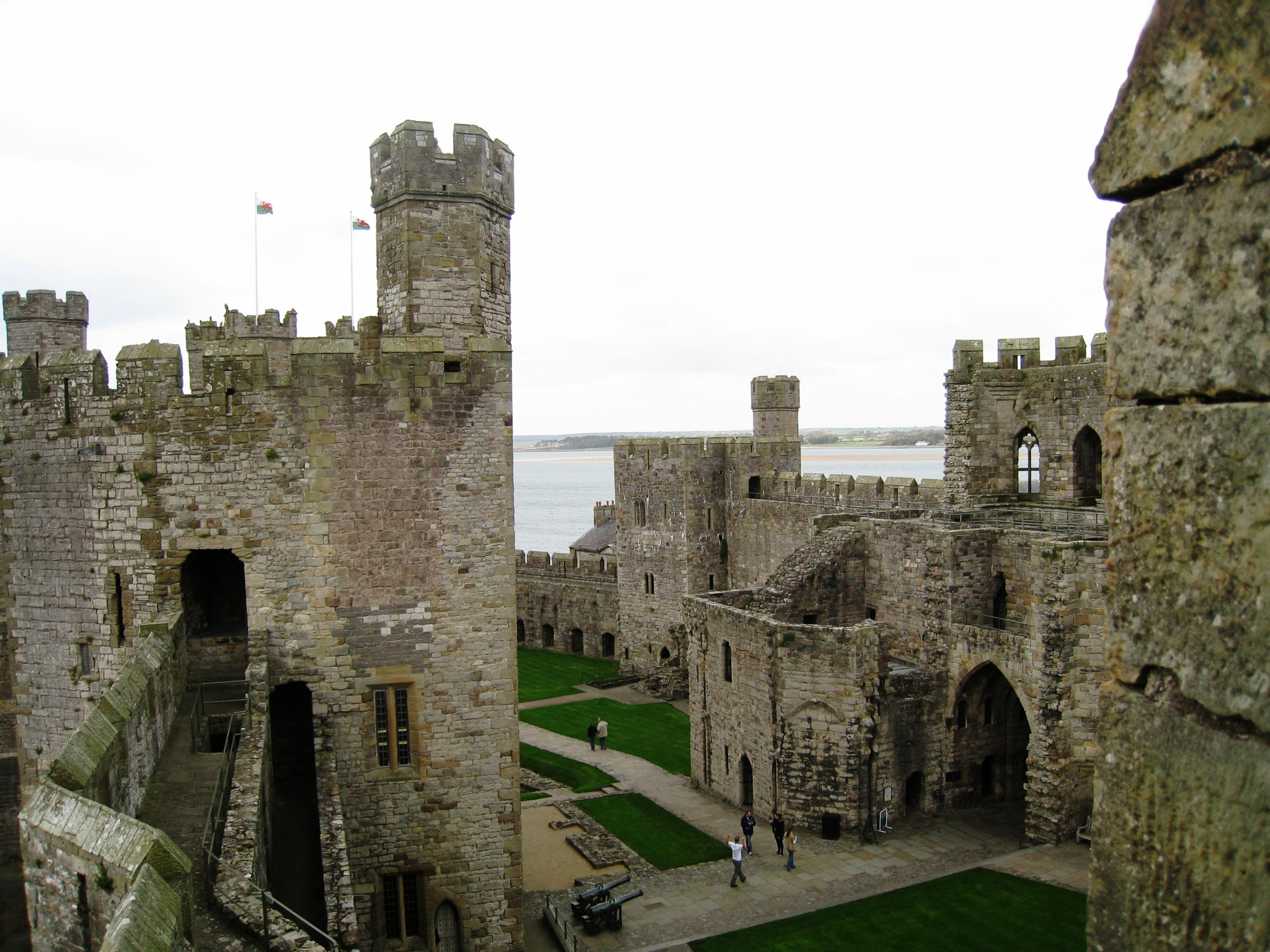  Caernarvon--Castle interior 