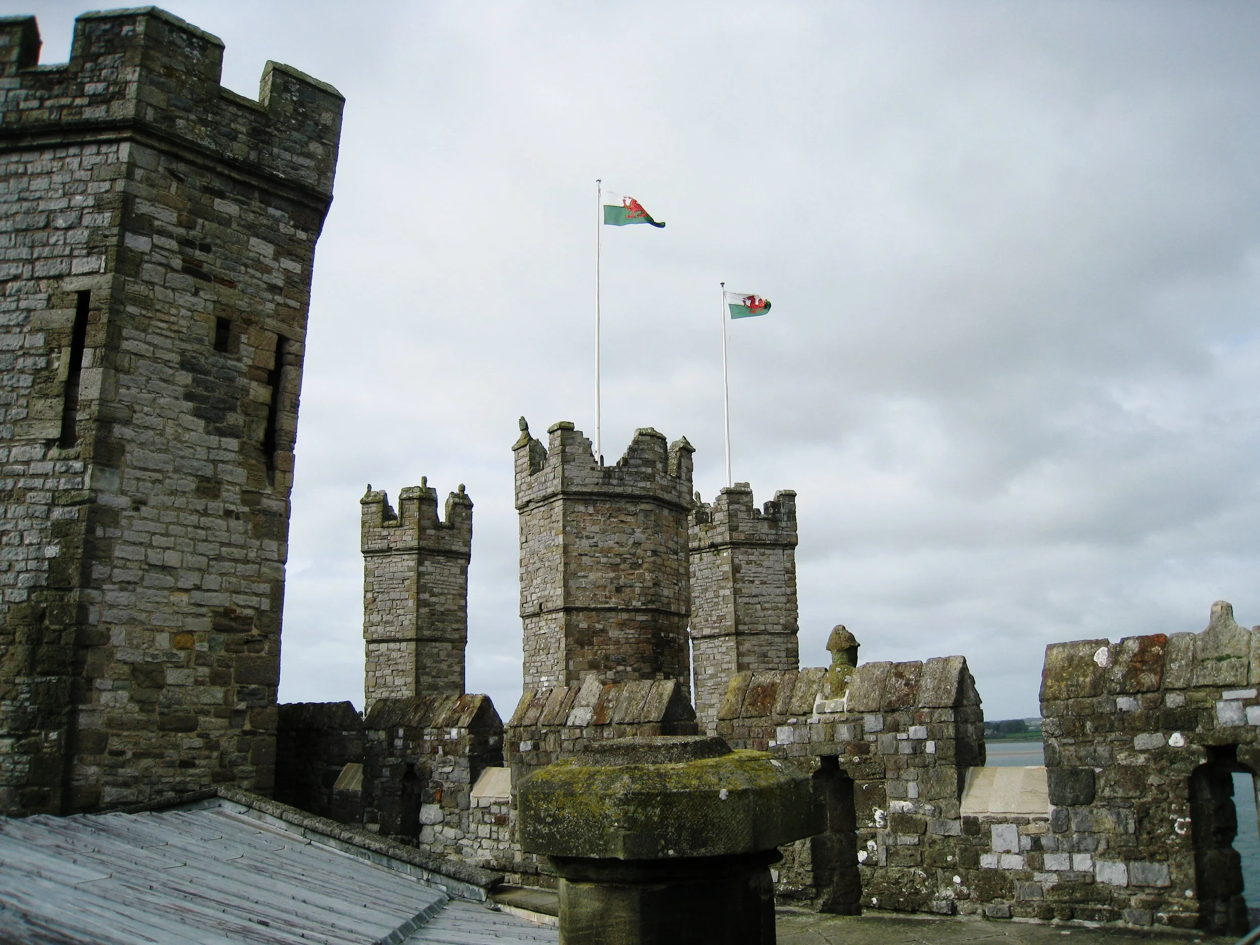  Caernarvon--Castle interior 