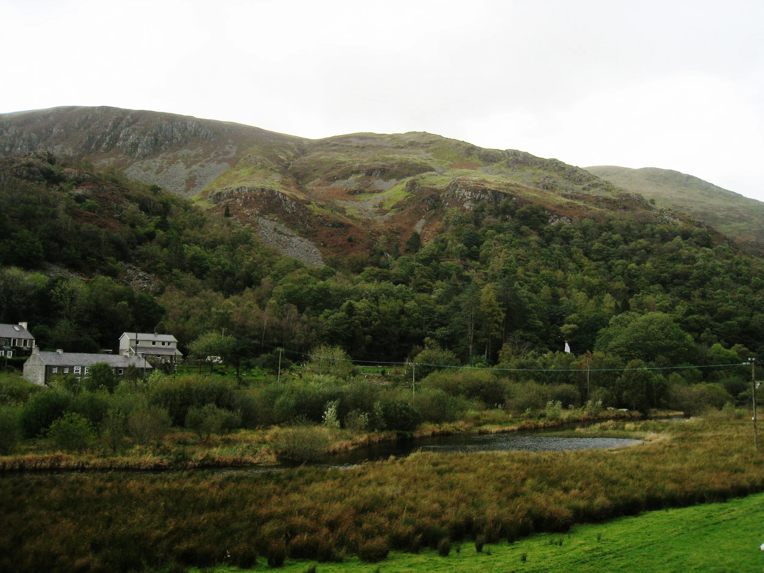  Wales--Welsh Highland Railroad near Waunfawr 