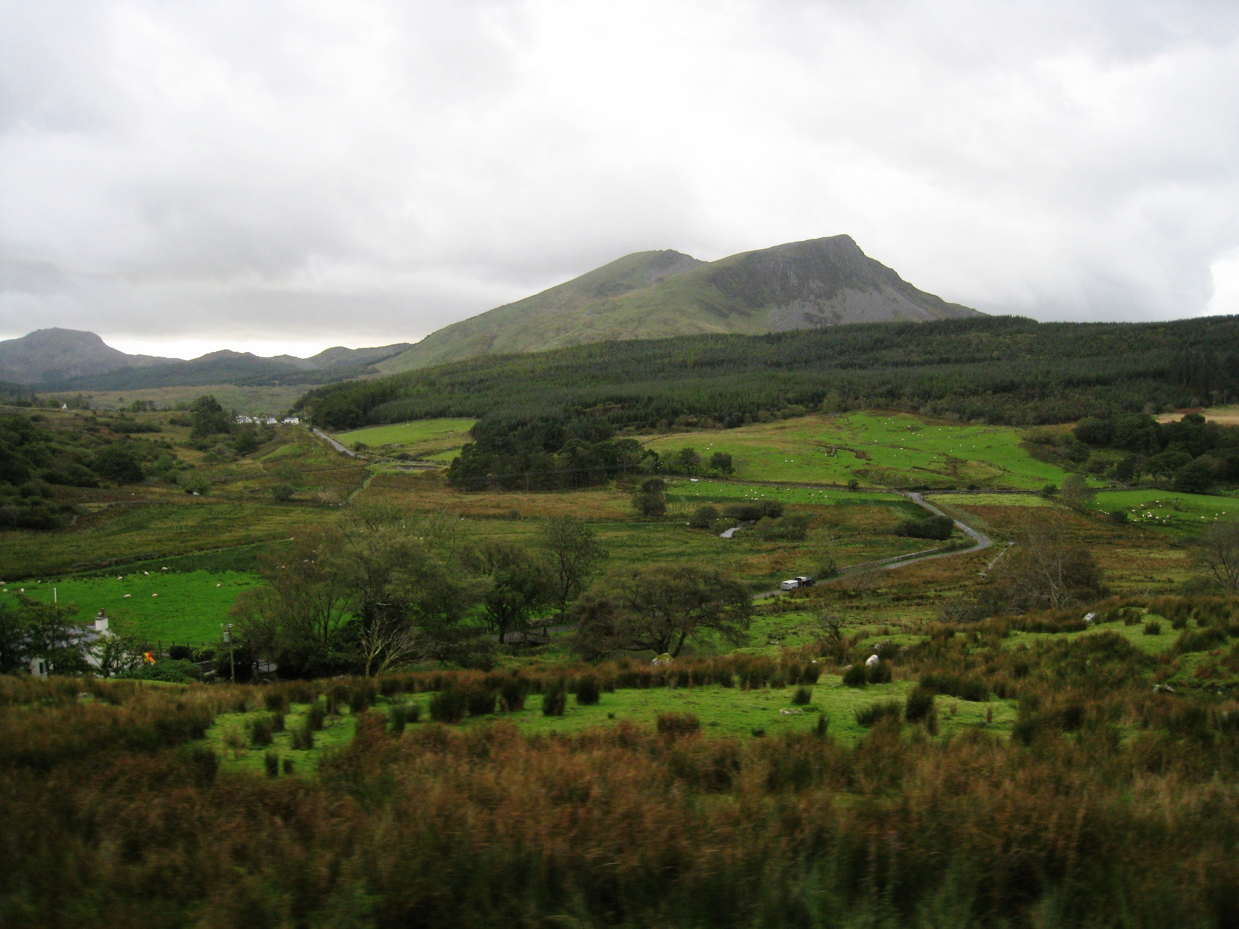  Wales--Welsh Highland Railroad near Plas y Nant 