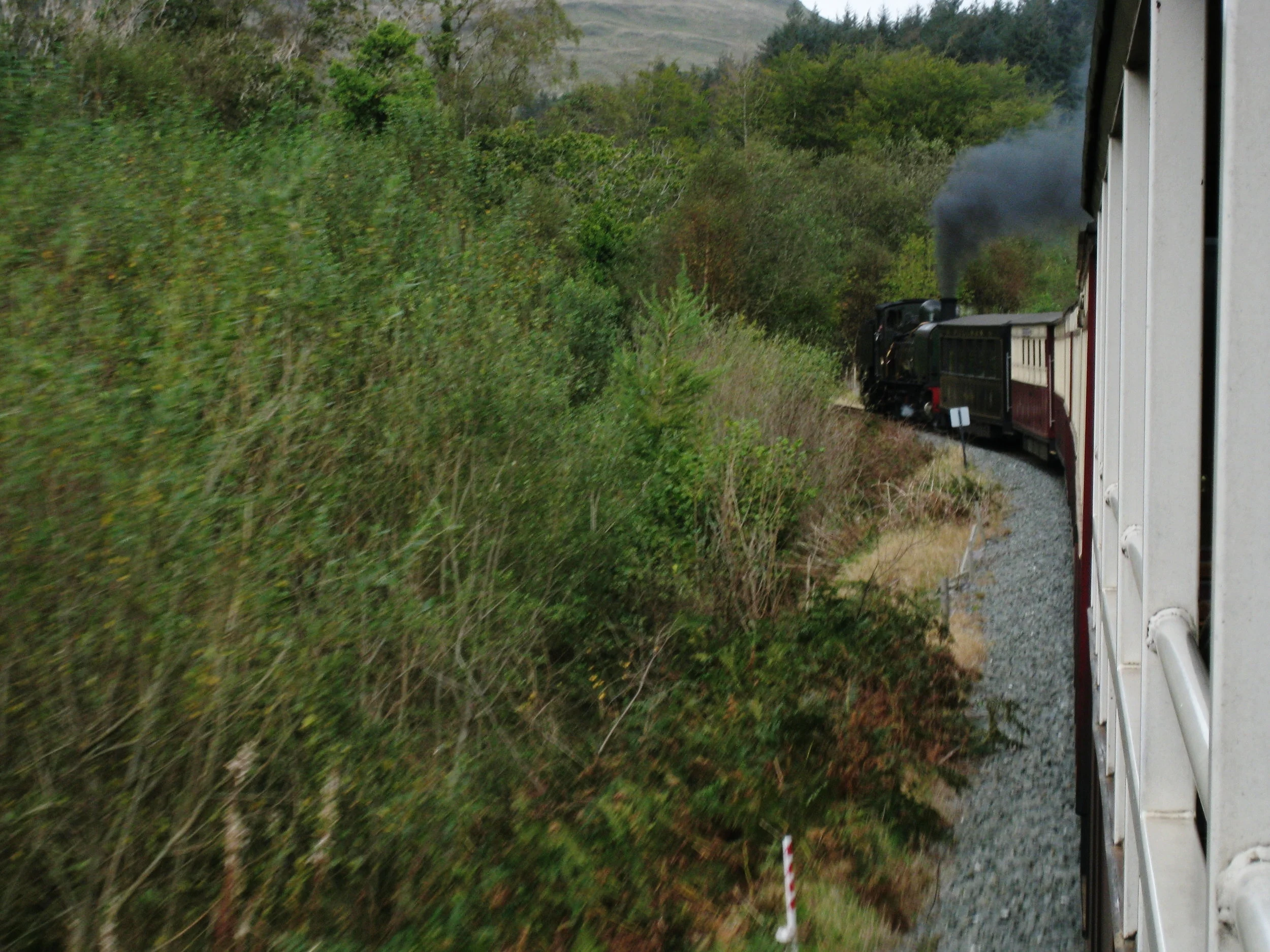  Wales--Welsh Highland Railroad near Rhyd Ddu 