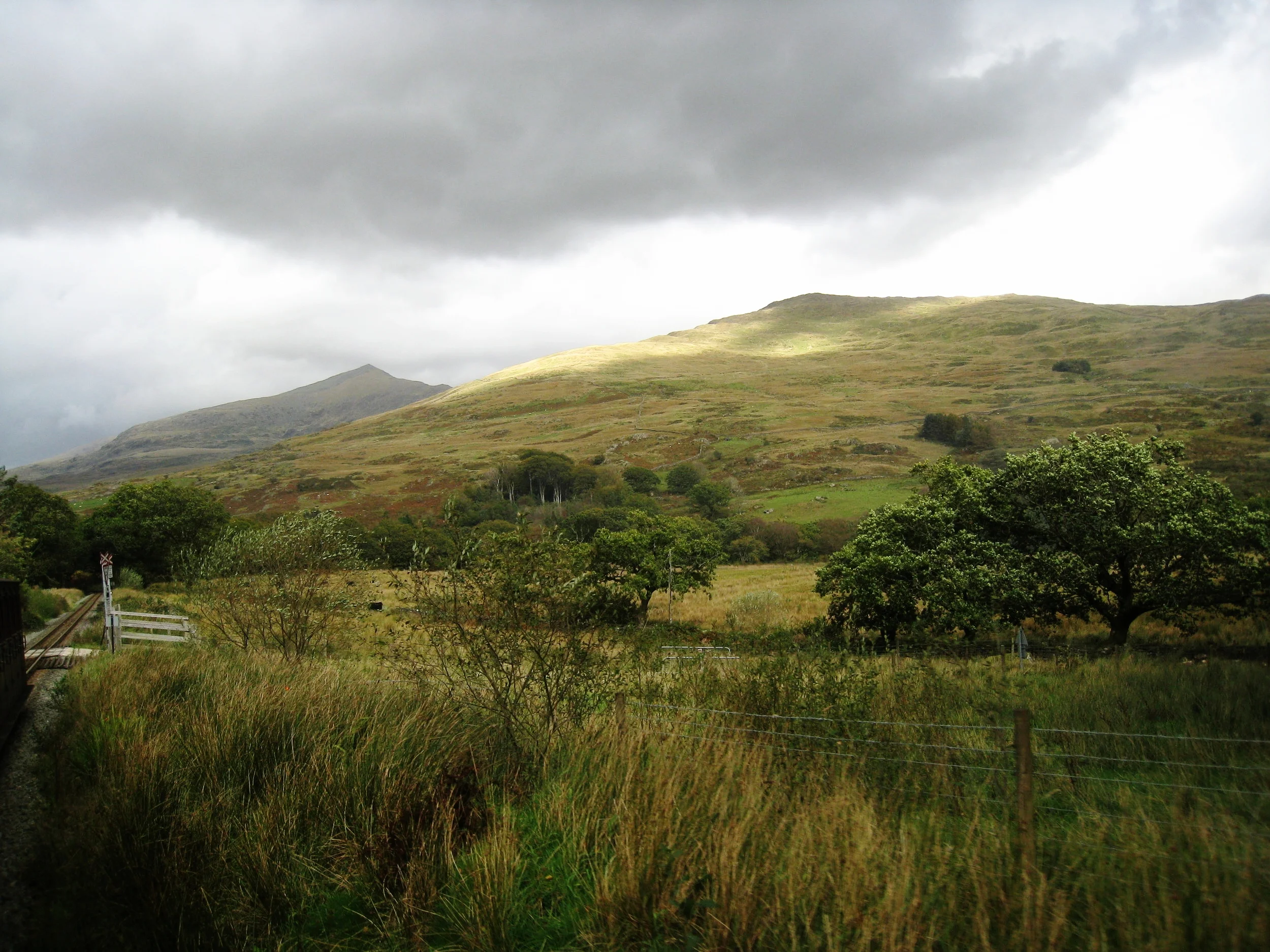  Wales--Welsh Highland Railroad near Rhyd Ddu 