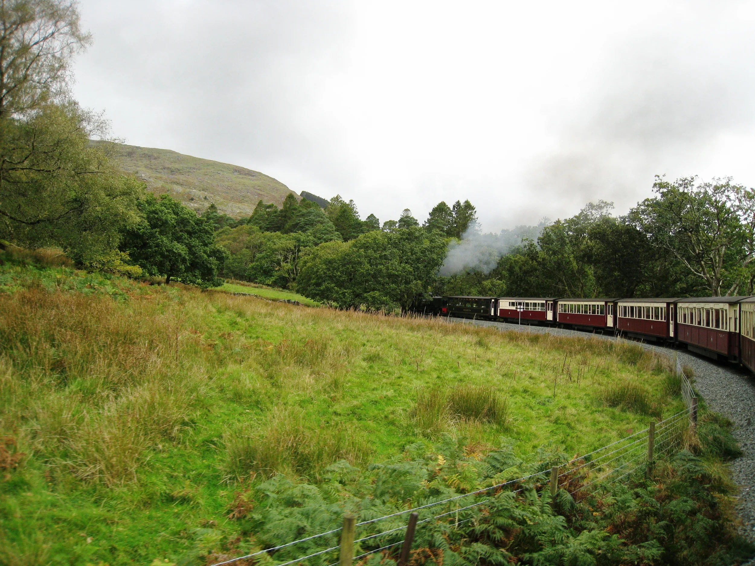  Wales--Welsh Highland Railroad near Beddgelert 