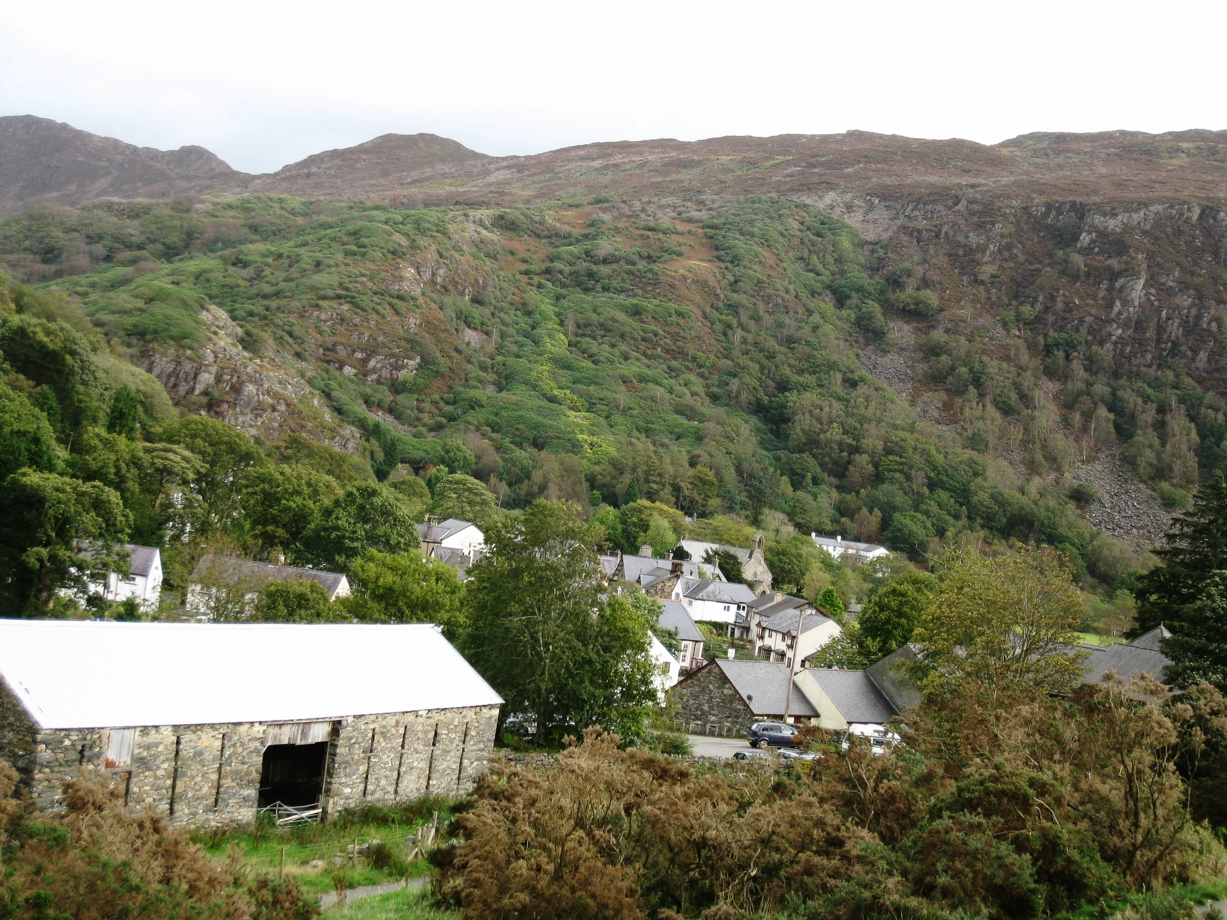  Wales--Welsh Highland Railroad in Beddgelert 