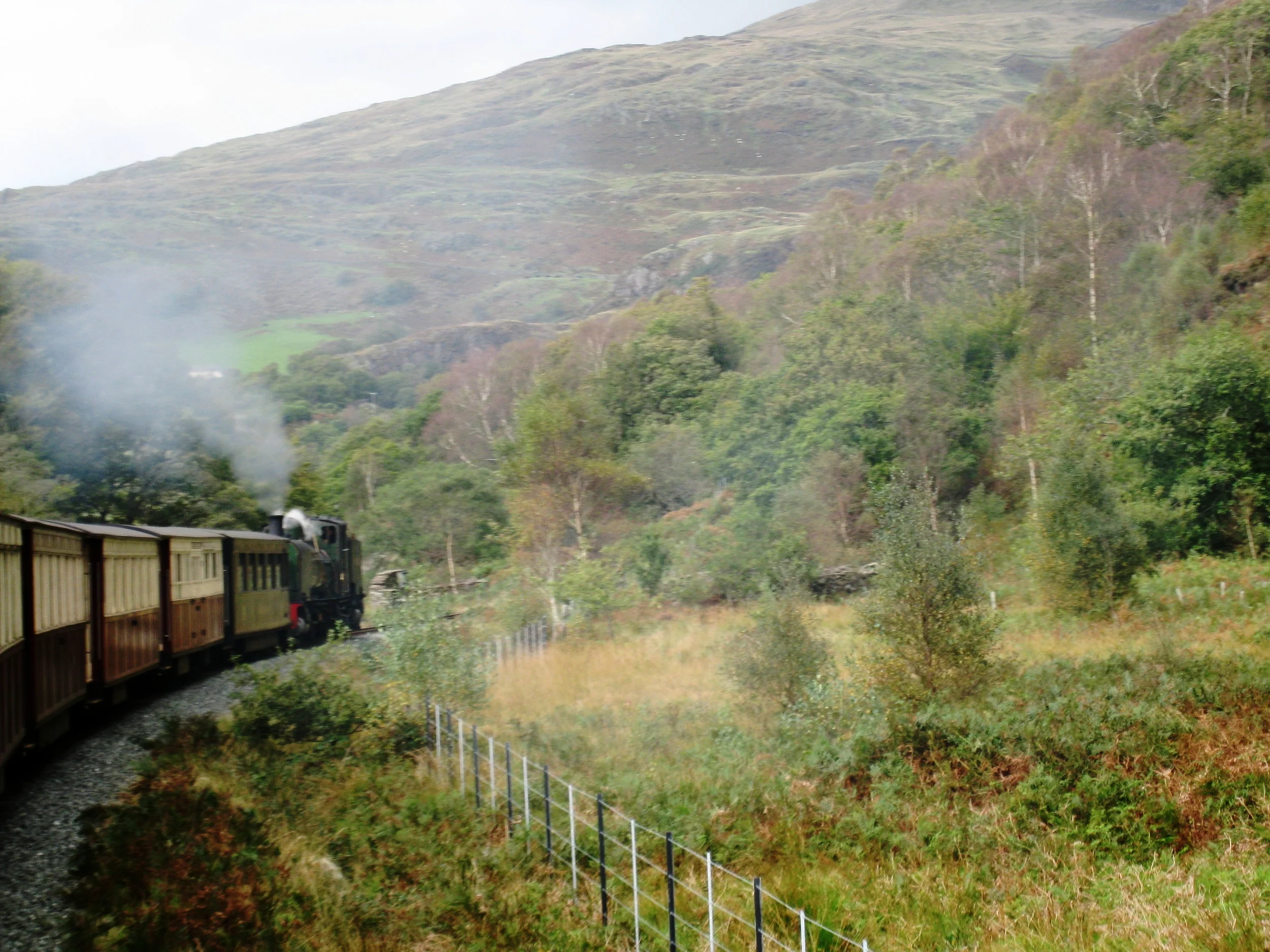  Wales--Wales--Welsh Highland Railroad near Beddgelert 